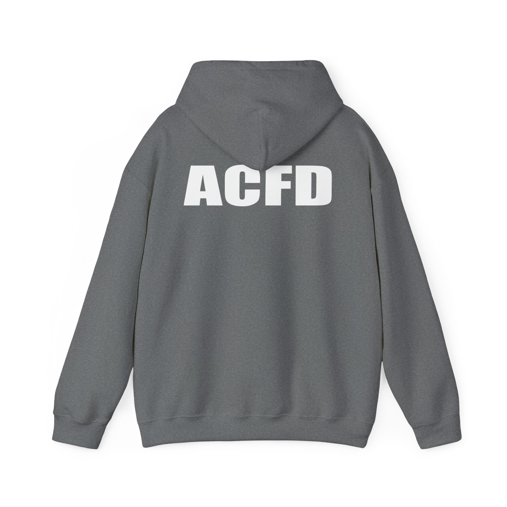 Arlington Station 3 Rhino Front/ACFD FF Back - Gildan Heavy Blend™ Hooded Sweatshirt