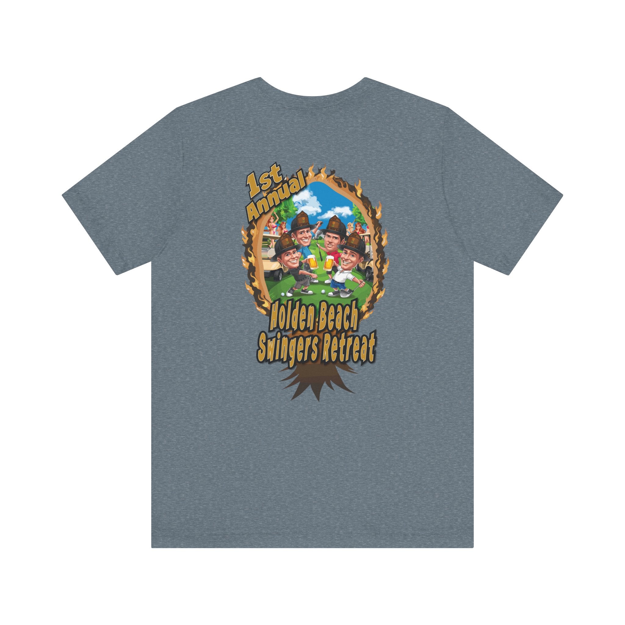 Holden Beach Swingers Retreat- Bella+Canvas Soft Unisex Tee