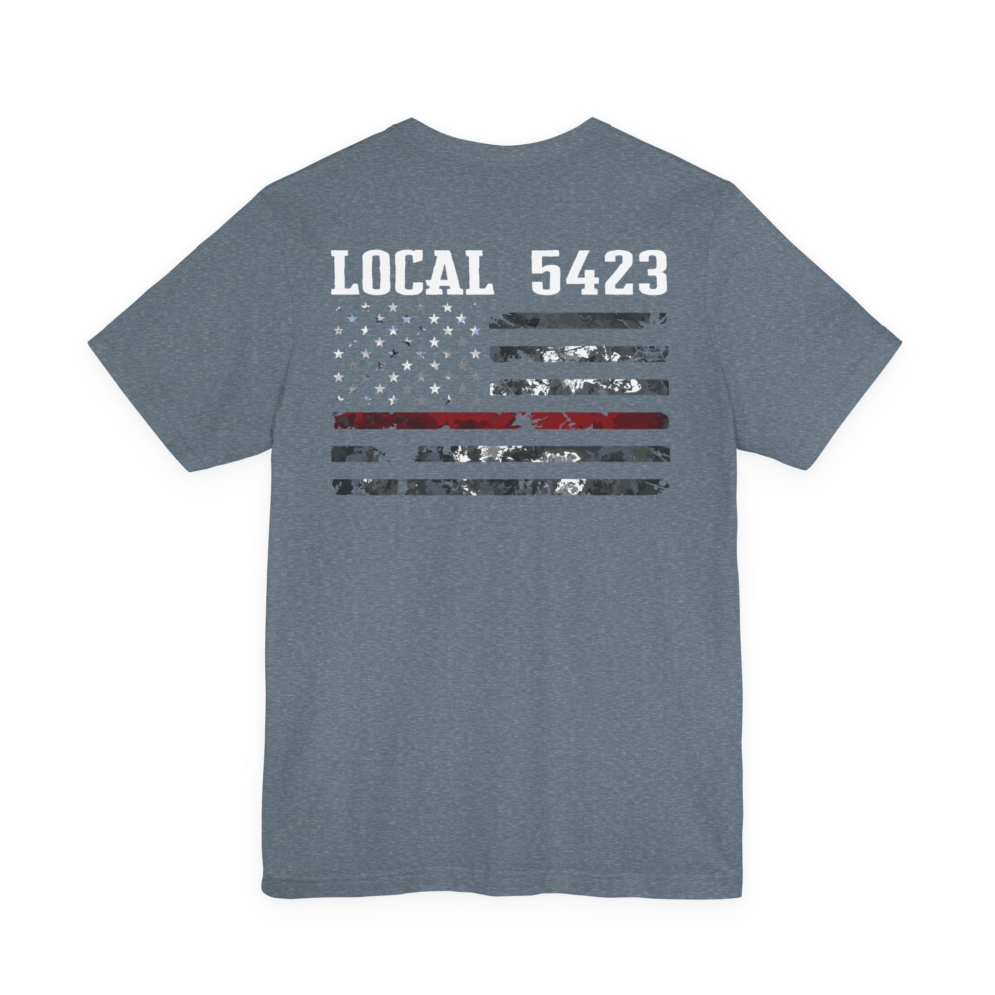Manheim Township Local 5423 white - Bella+Canvas Soft Unisex Tee