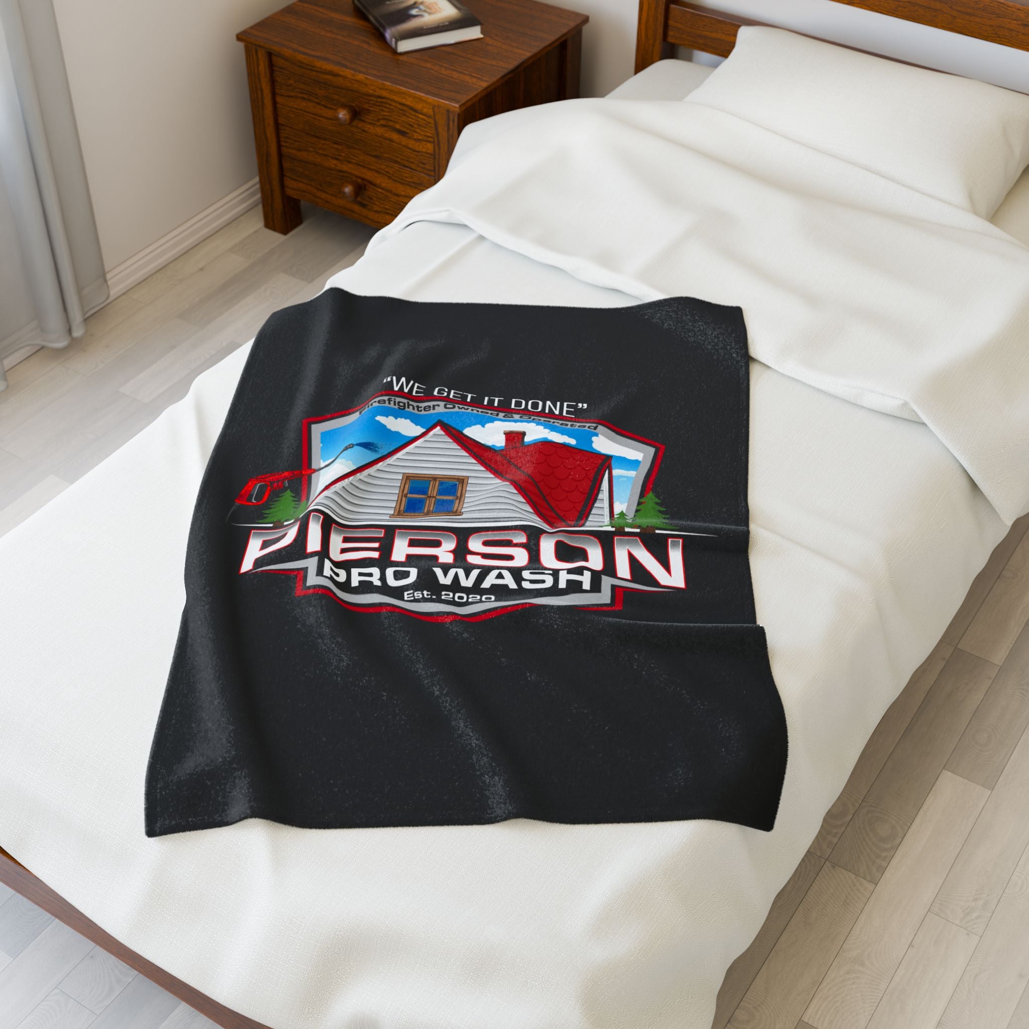 Pierson Pro Wash - Velveteen Plush Blanket