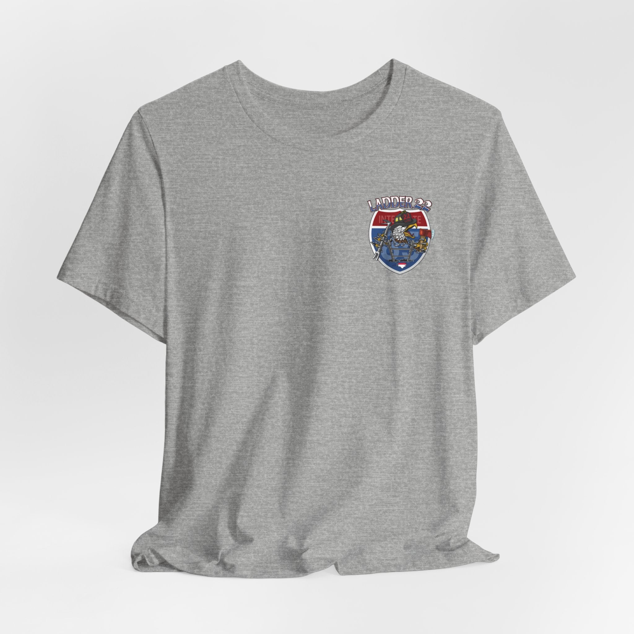 Thomasville Fire NC Ladder 22 - Bella+Canvas Soft Unisex Tee