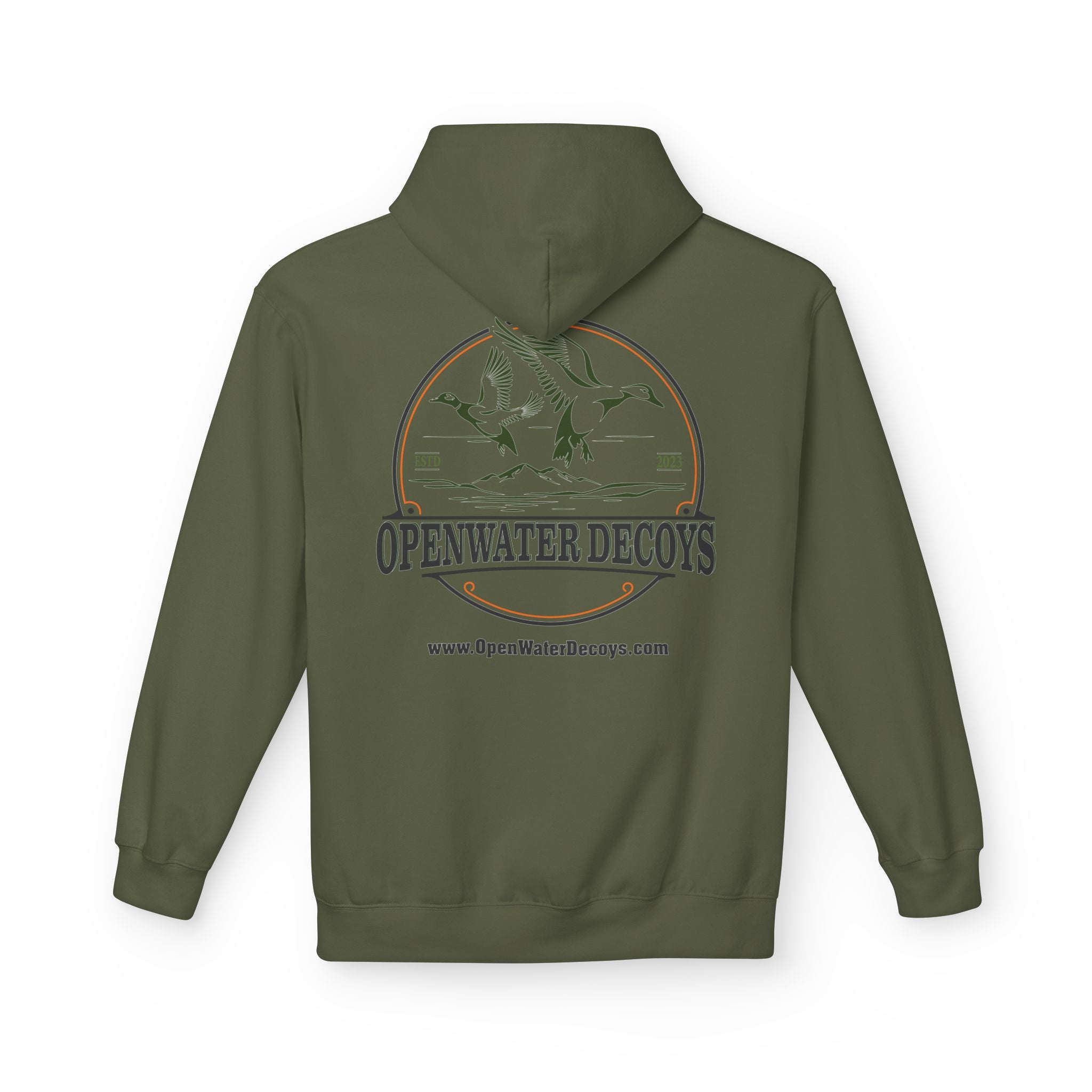 Open Water Decoys - Midweight Softstyle Fleece Hoodie