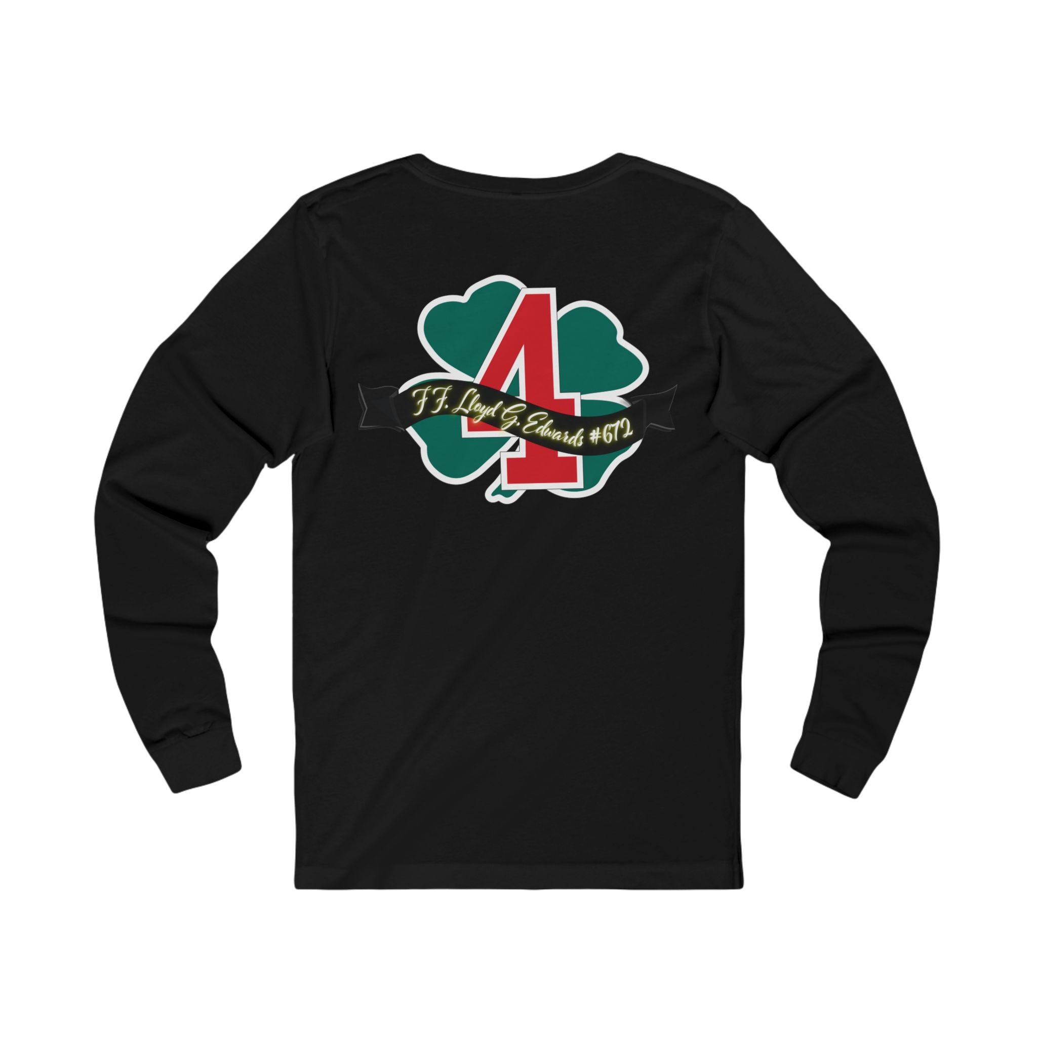 Clover Lloyd Edwards Memorial Shirt - Unisex Jersey Long Sleeve Tee