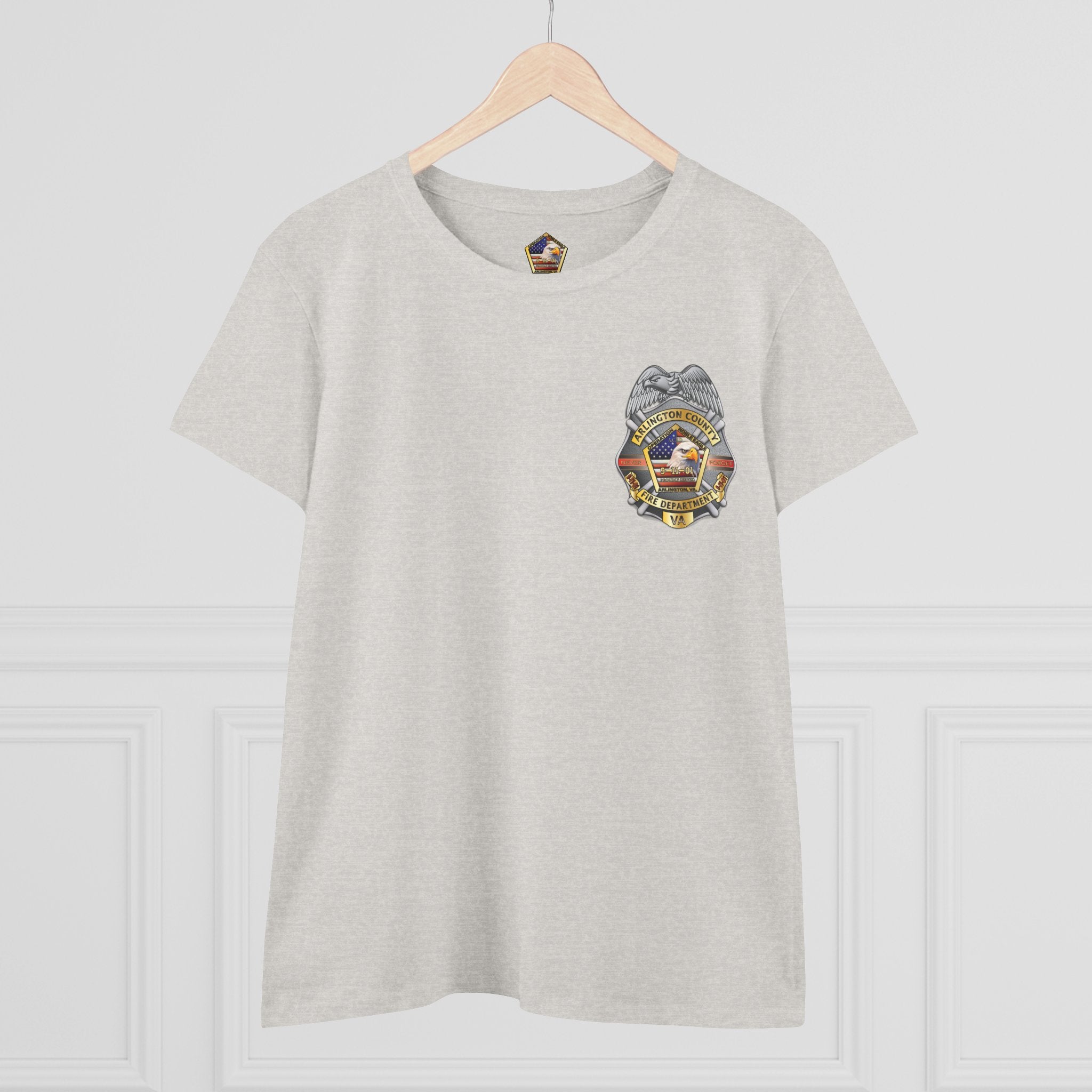 Arlington Badge / Operation Noble Eagle - Gildan Women's Midweight Cotton Tee