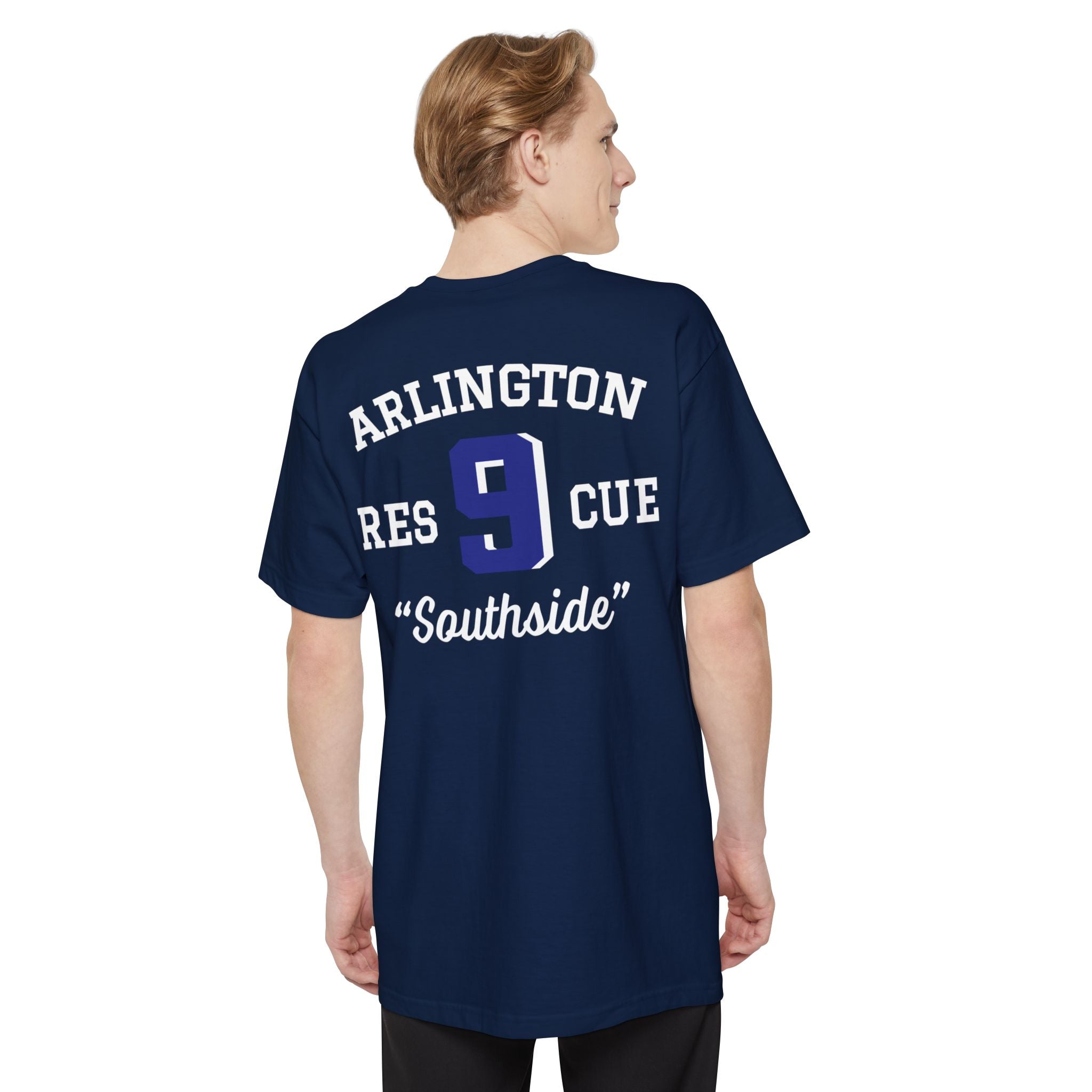 (Tall) Station 9 Firefighter Rescue - Tall Beefy-T® - Unisex T-Shirt