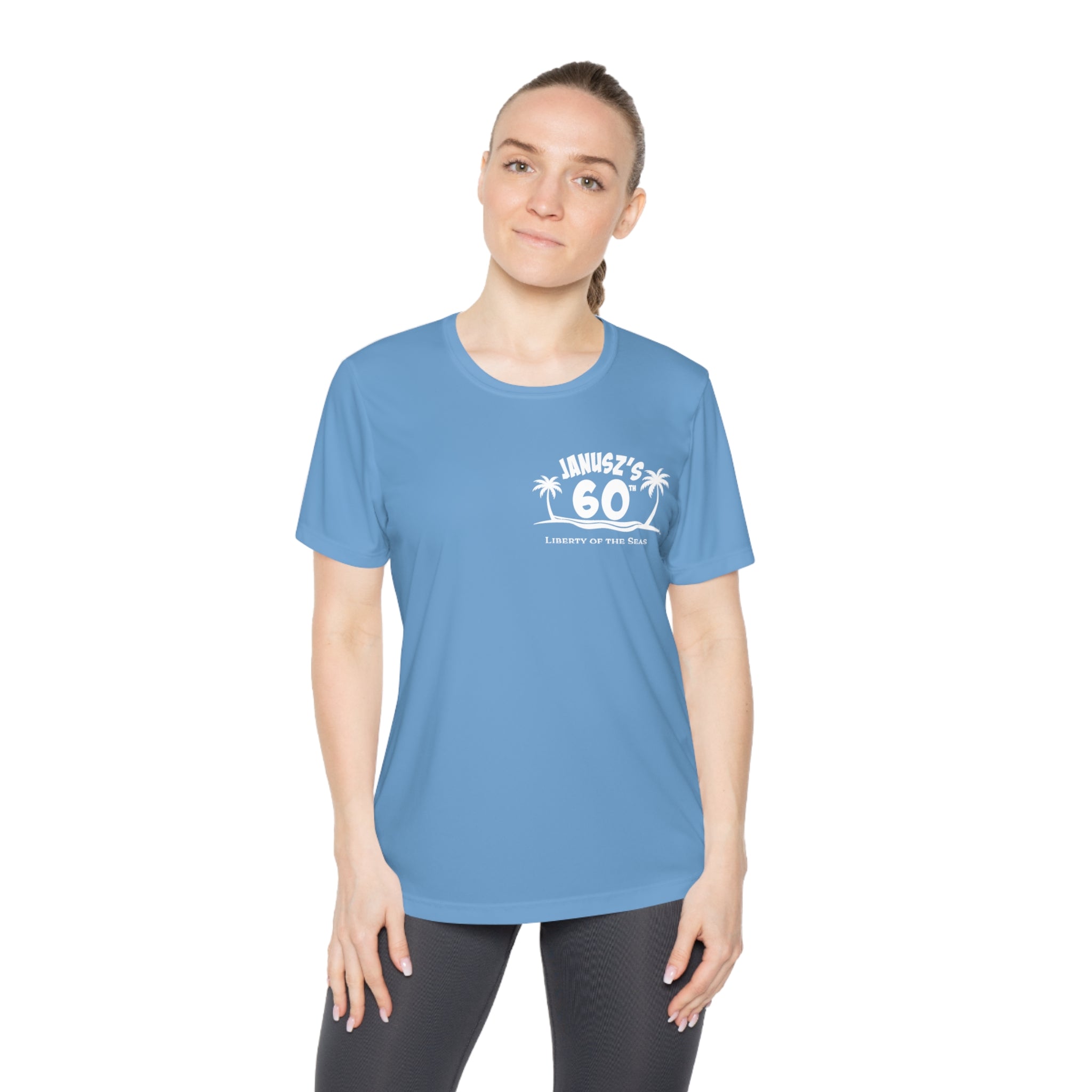 Renee Family Cruise White - Ladies Moisture Wicking Competitor Tee
