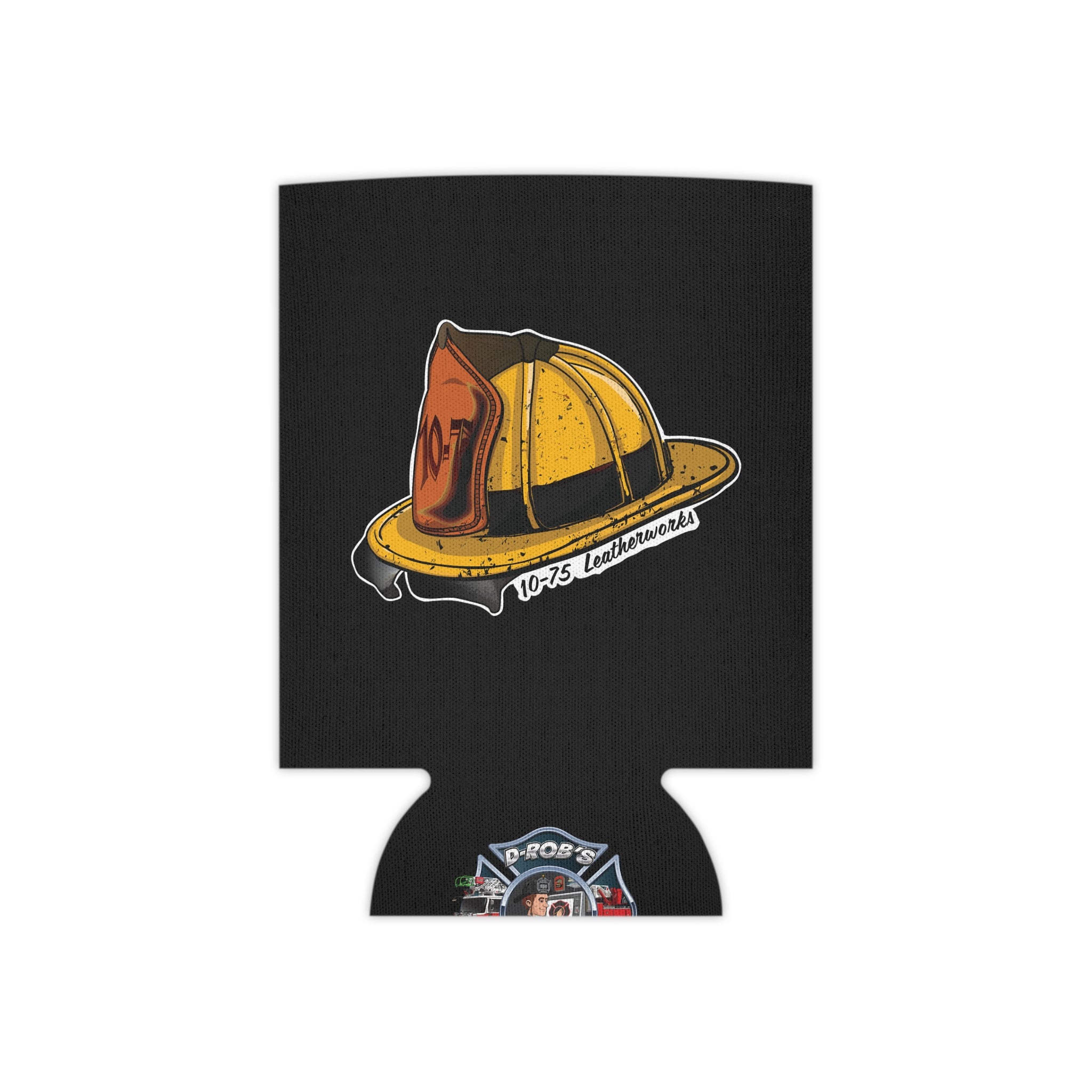 1075 Leatherworks - Black Can Cooler