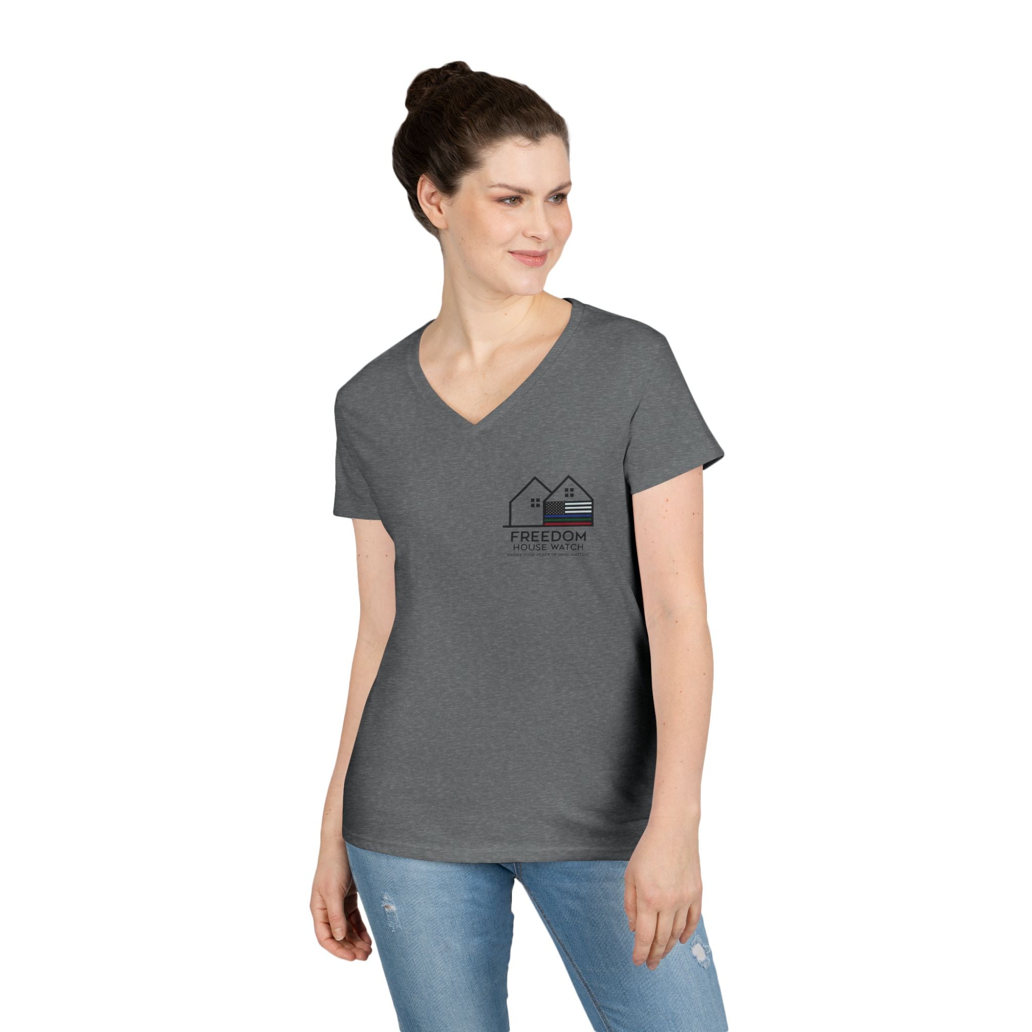 Freedom House Watch - Ladies' V-Neck T-Shirt