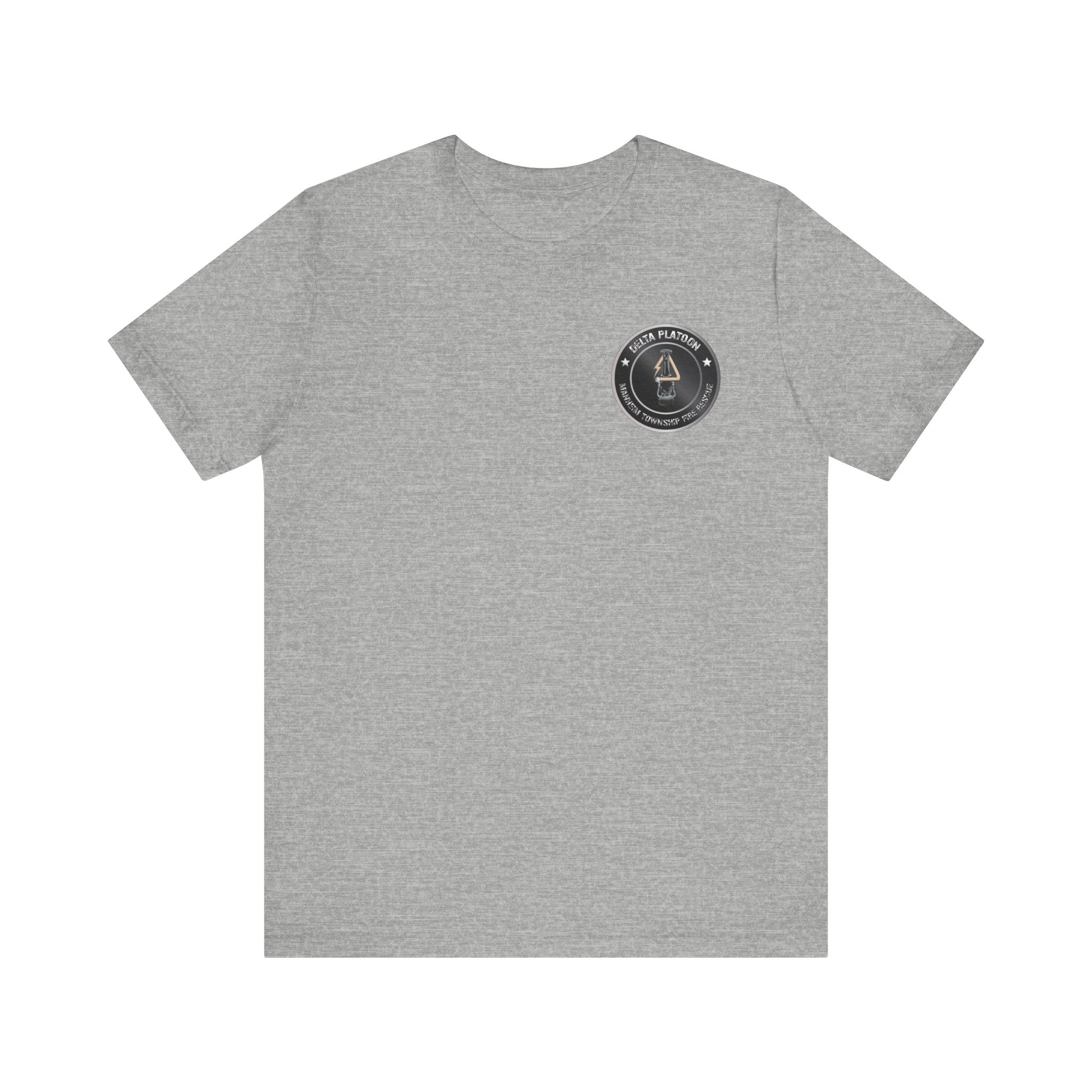 Manheim Township Local Delta Platoon Local white - Bella+Canvas Soft Unisex Tee