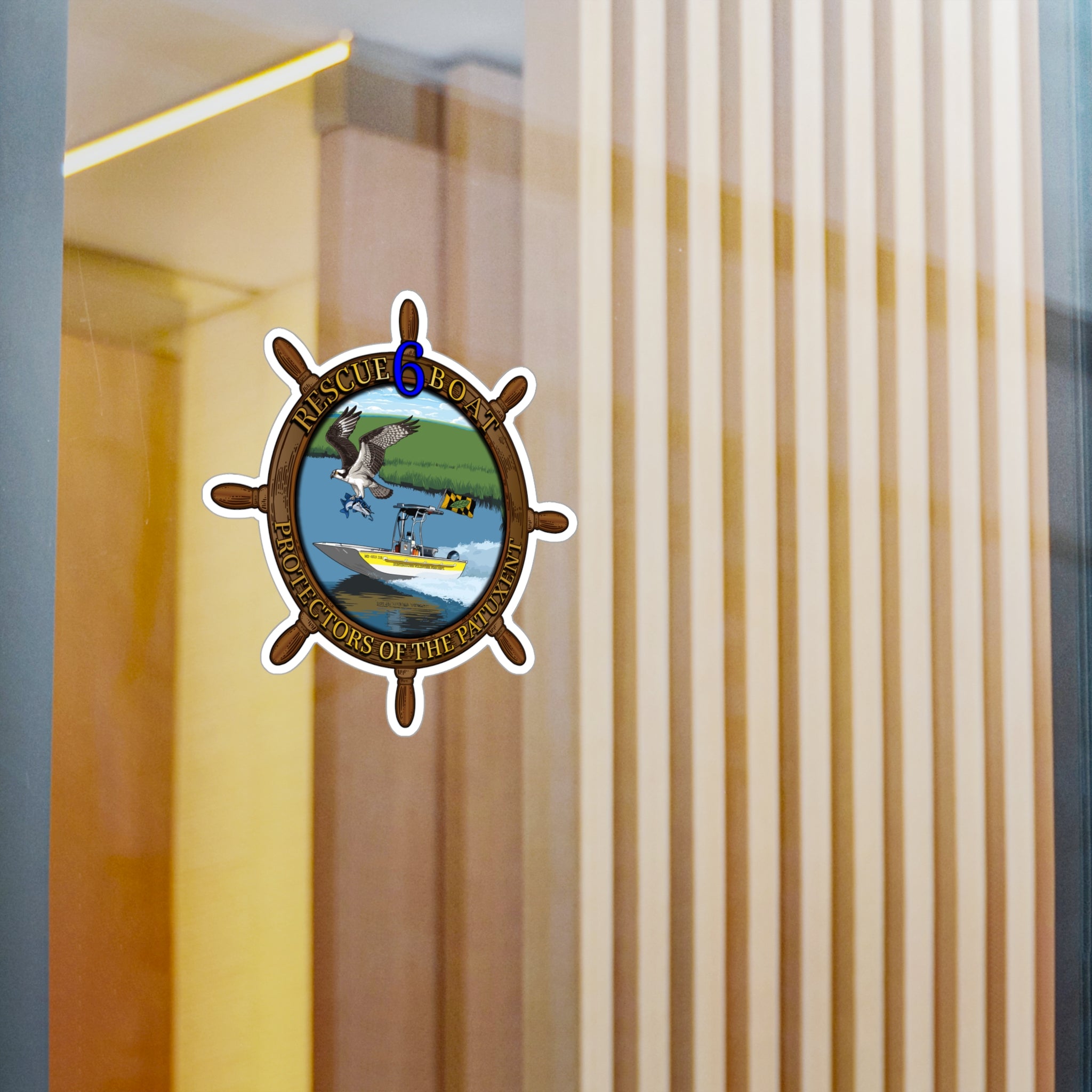 Kiss Cut Vinyl Decals - Huntingtown Vol. Fire Boat 6