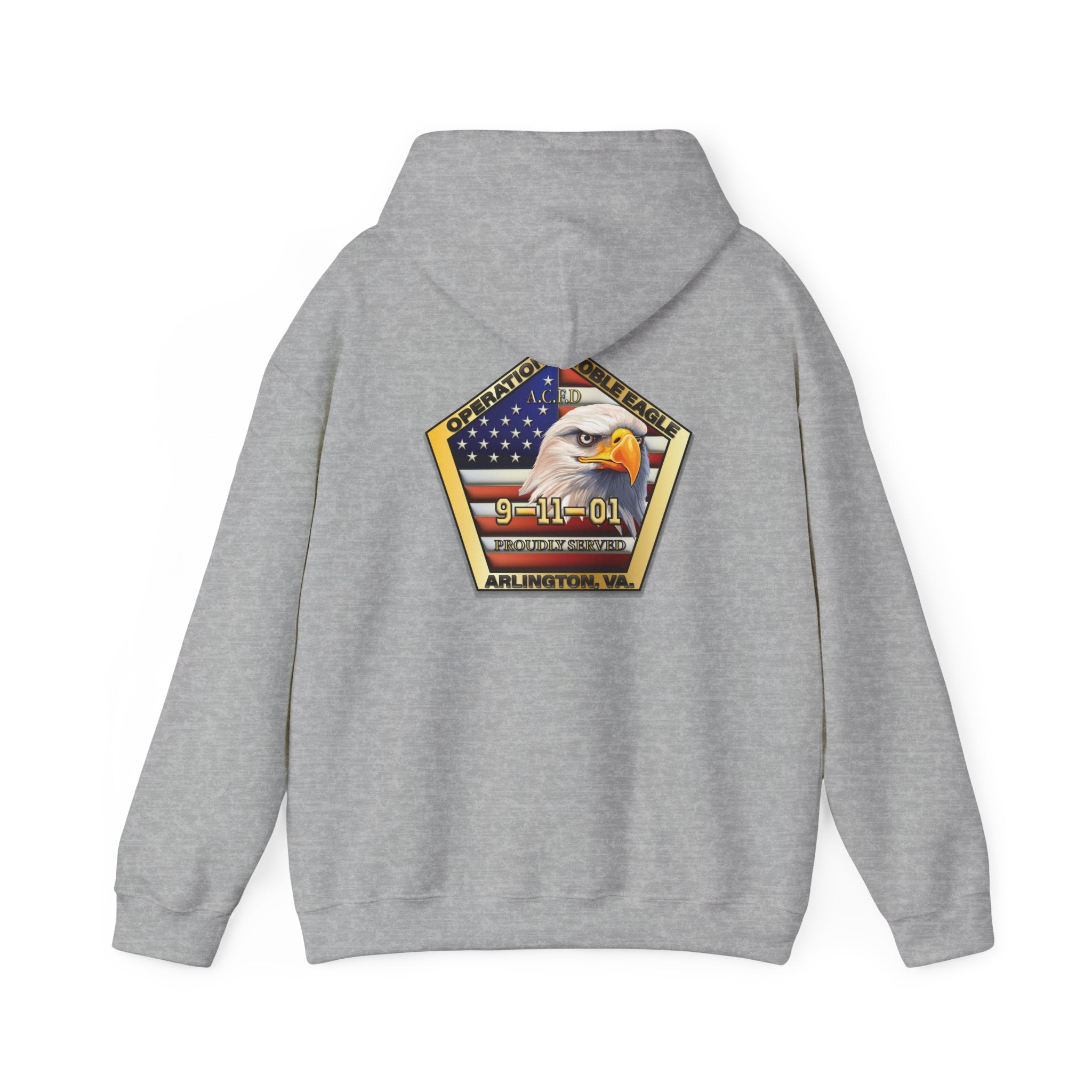 Arlington Badge/Operation Noble Eagle - Gildan Heavy Blend™ Hooded Sweatshirt Unisex -