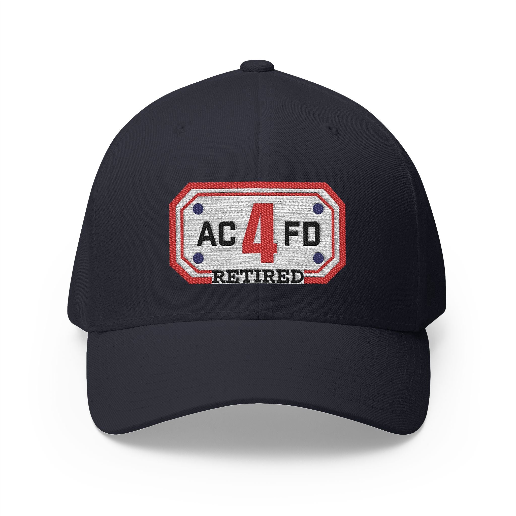 Retired Arlington Engine 4 - FLEXFIT Closed-Back Structured Cap (Embroidery)