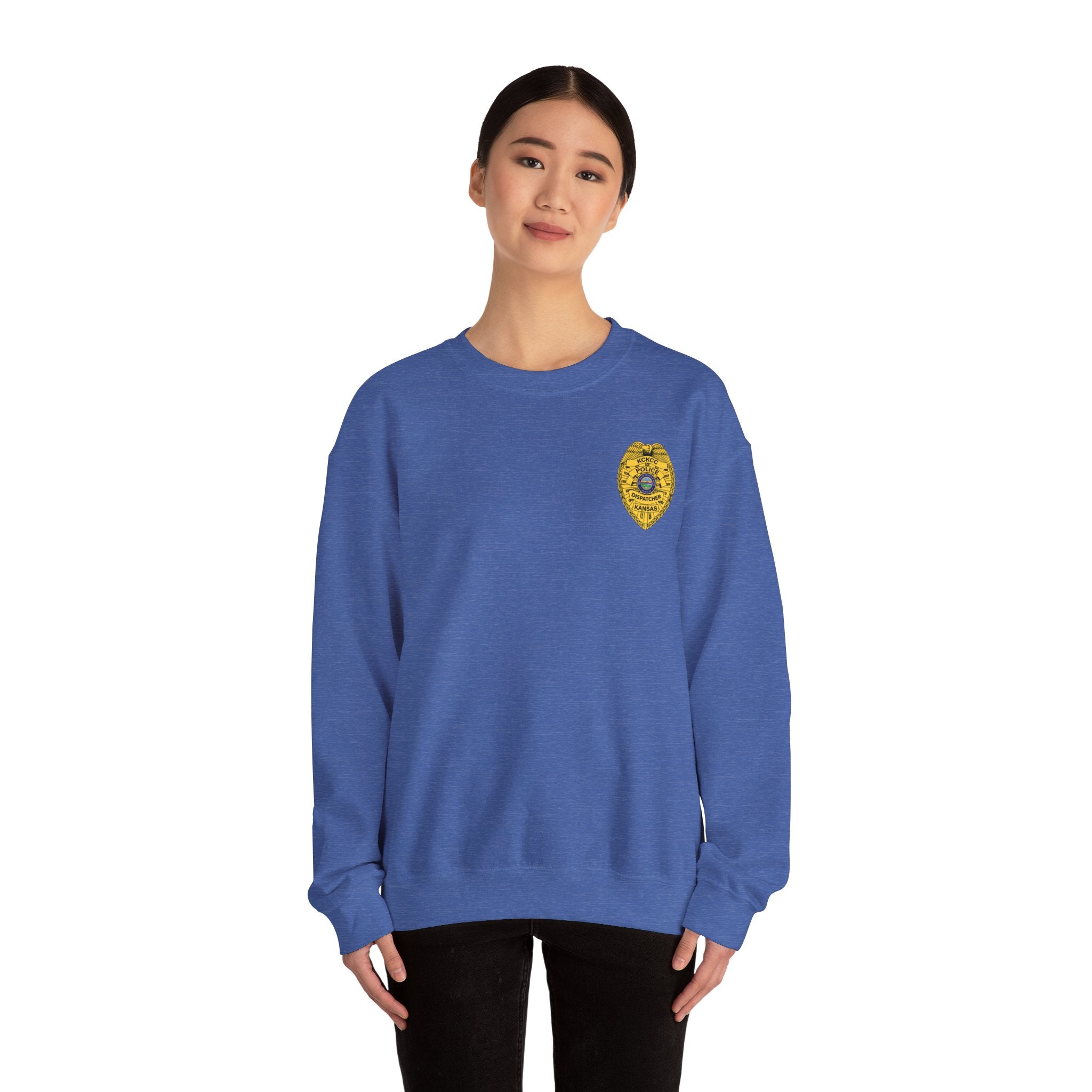 Kansas City College Police Dispatcher - Unisex Heavy Blend™ Crewneck Sweatshirt