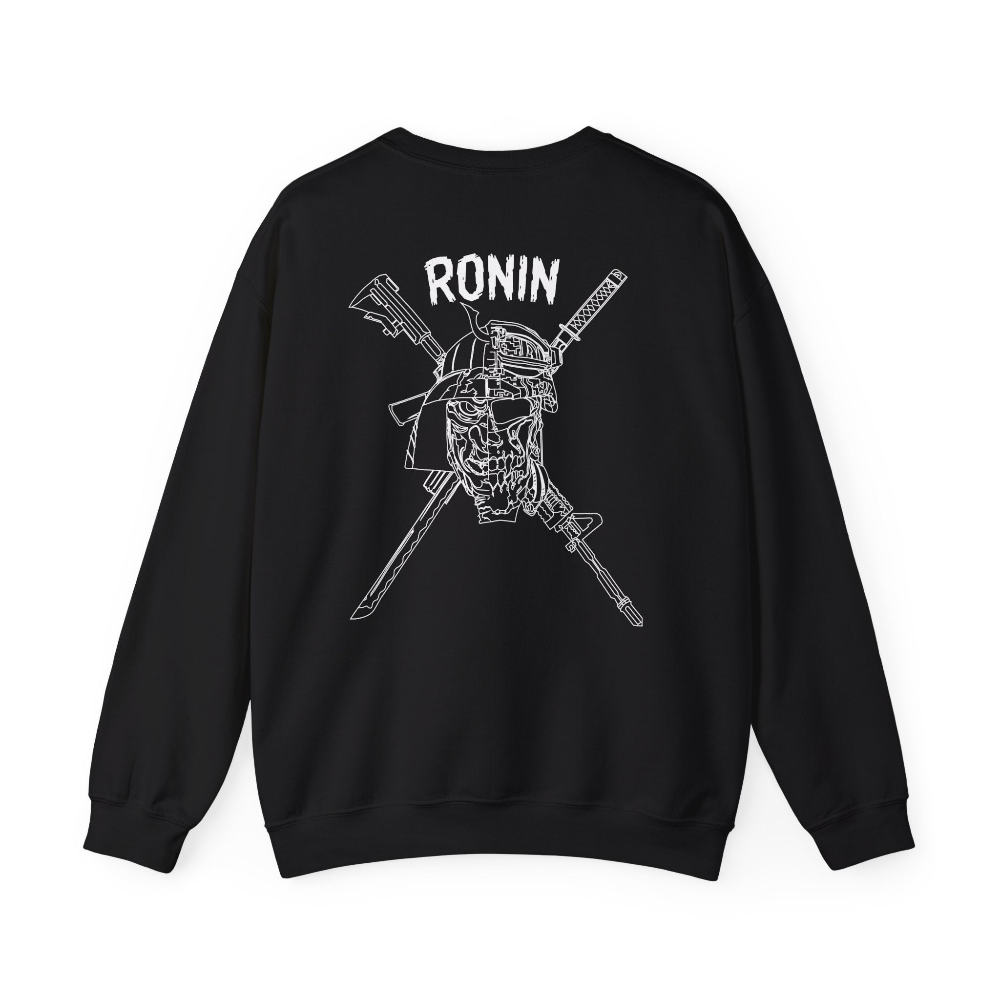 Charlie 2 Ronin (white Logo) - Gildan Unisex Heavy Blend™ Crewneck Sweatshirt