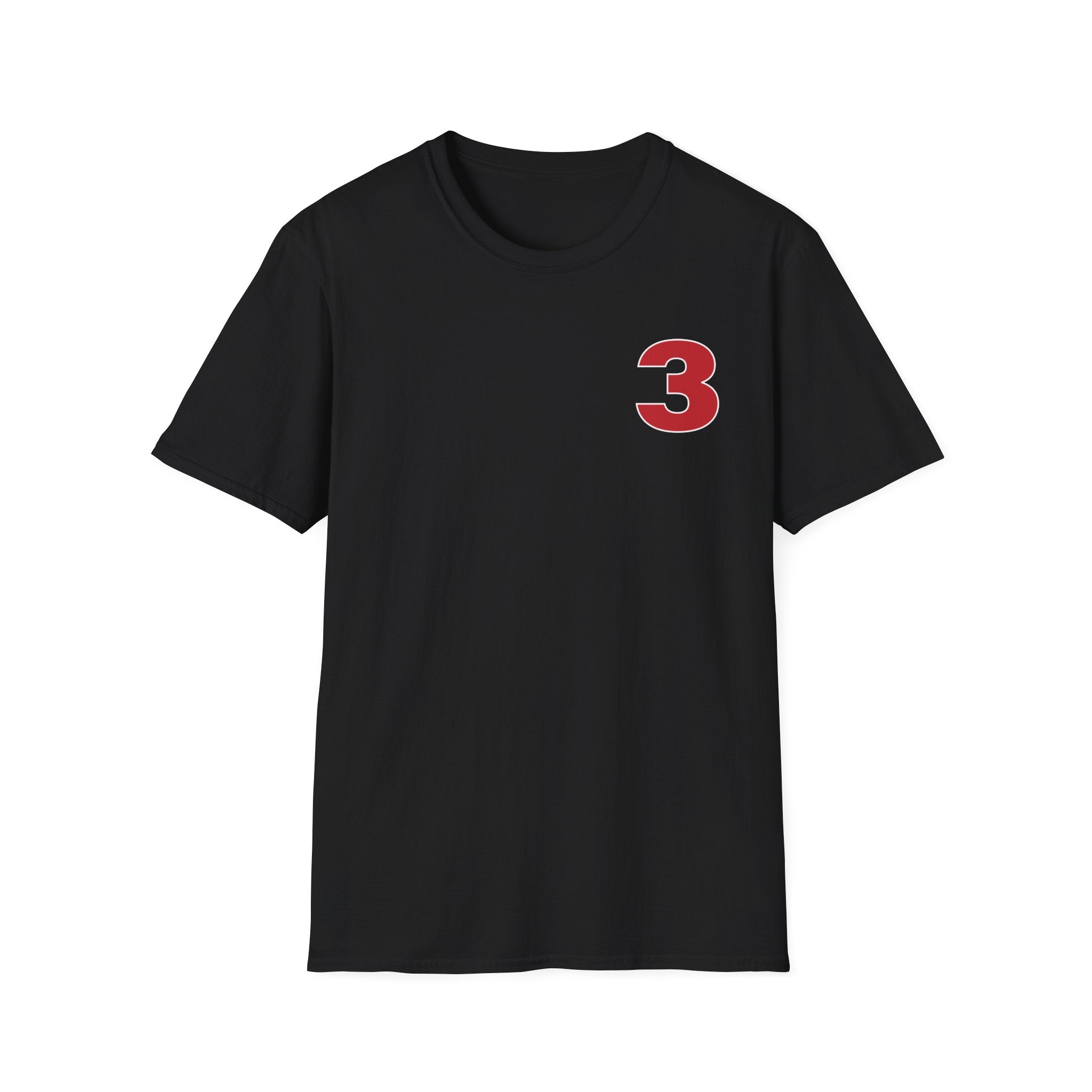 Station 3 front / Rhino back Logo - Gildan Soft Cotton Softstyle T-Shirt