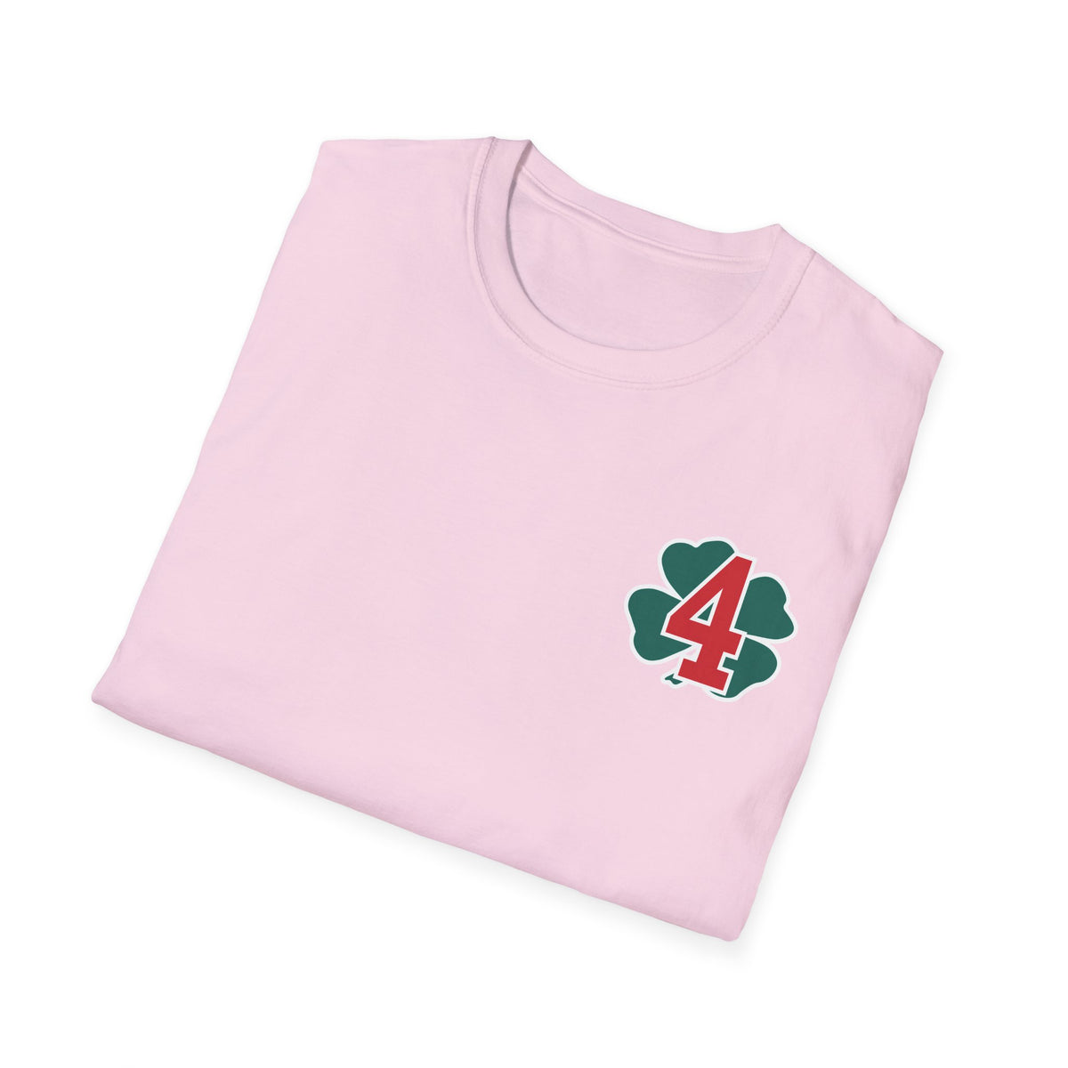 Station 4 Clover front / acfd clover back - Gildan Soft Cotton Softstyle T-Shirt