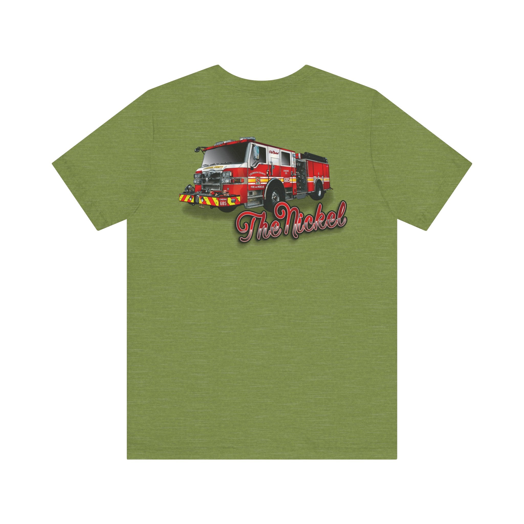 (Bigger Chest logo) LCFR Hamilton Station 5 version 4 Nickel Back- Bella+Canvas Soft Unisex Tee