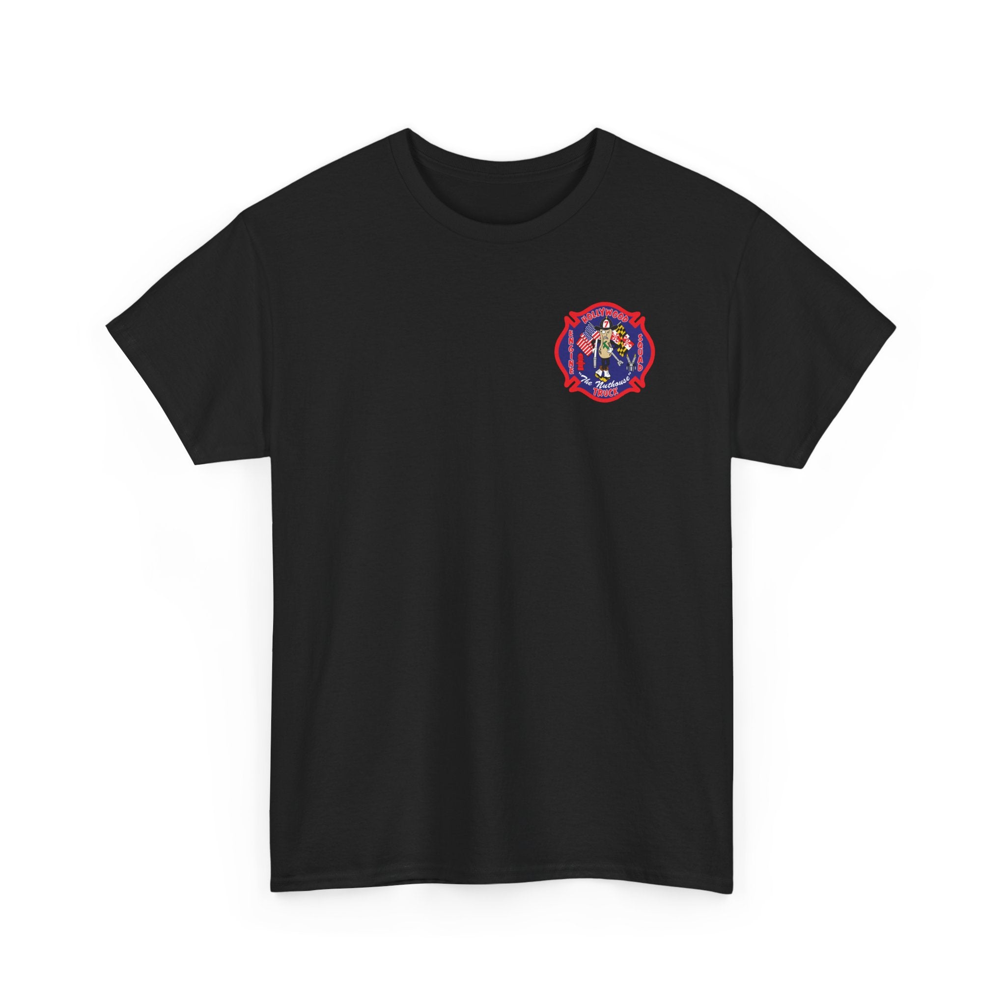 Hollywood MD Vol Fire Engine 7 - Heavy Cotton Unisex Tee