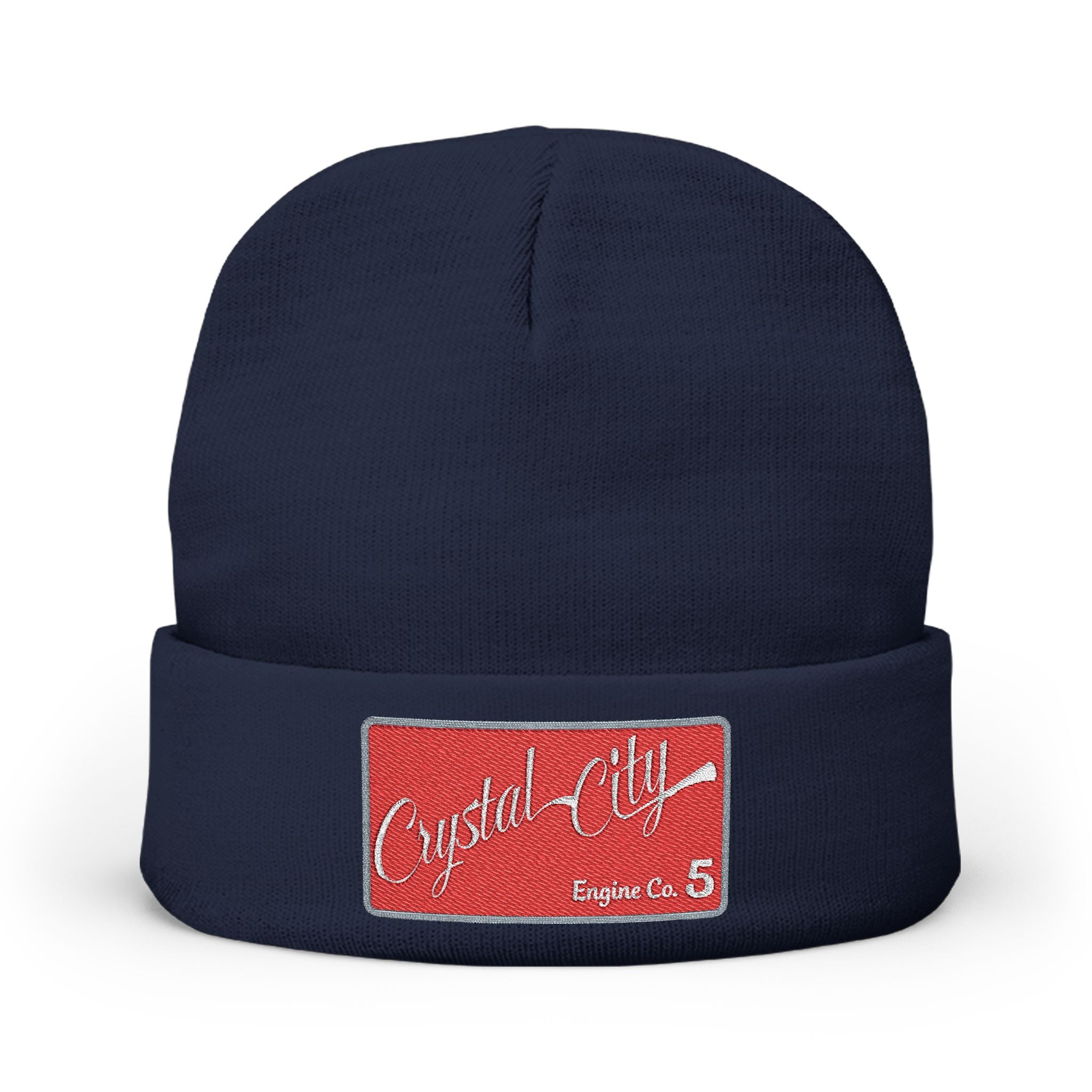 Arlington Crystal City Engine 5 - Knit Beanie (Embroidery)