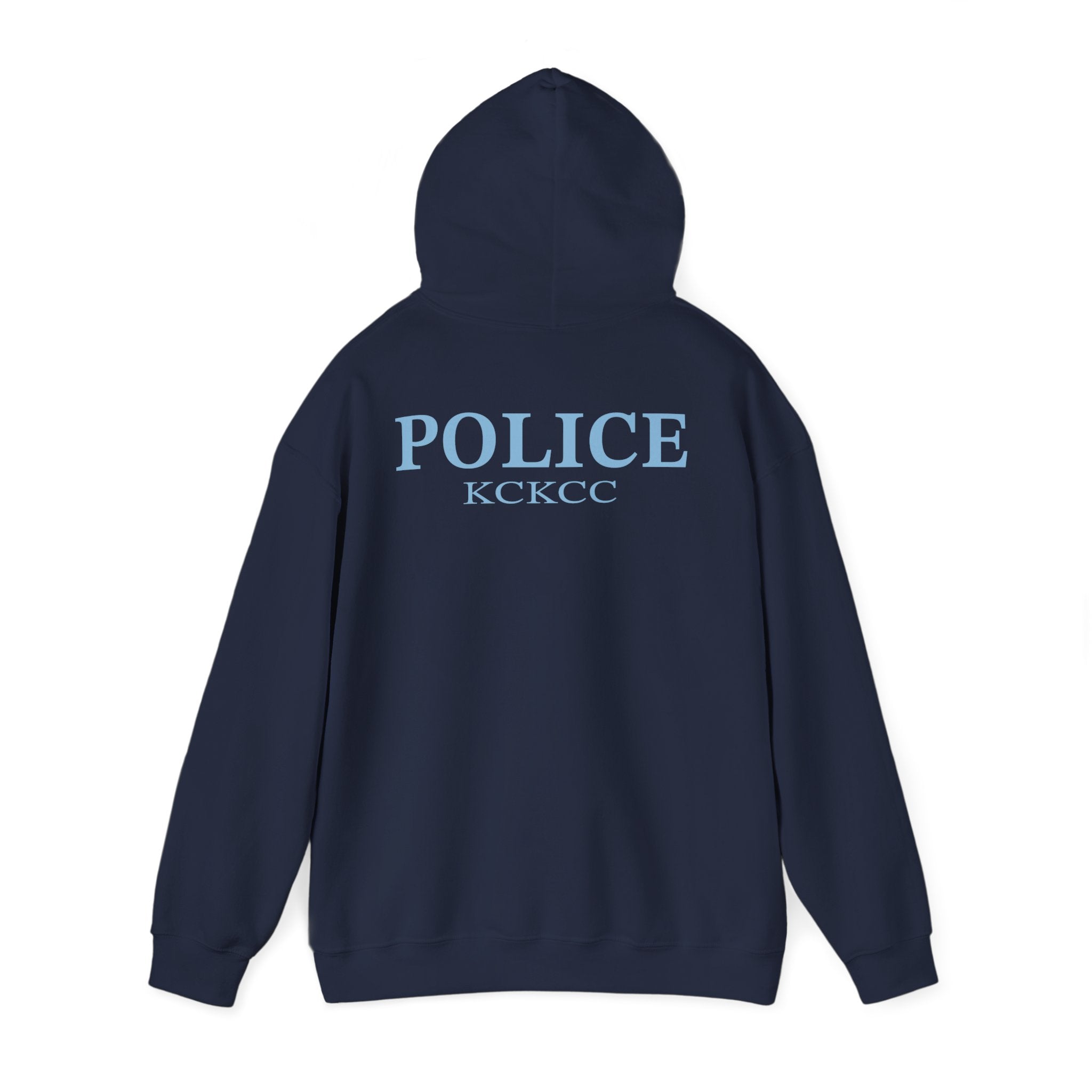 Kansas City College Police Blue Patch - Unisex Heavy Blend™ Hooded Sweatshirt