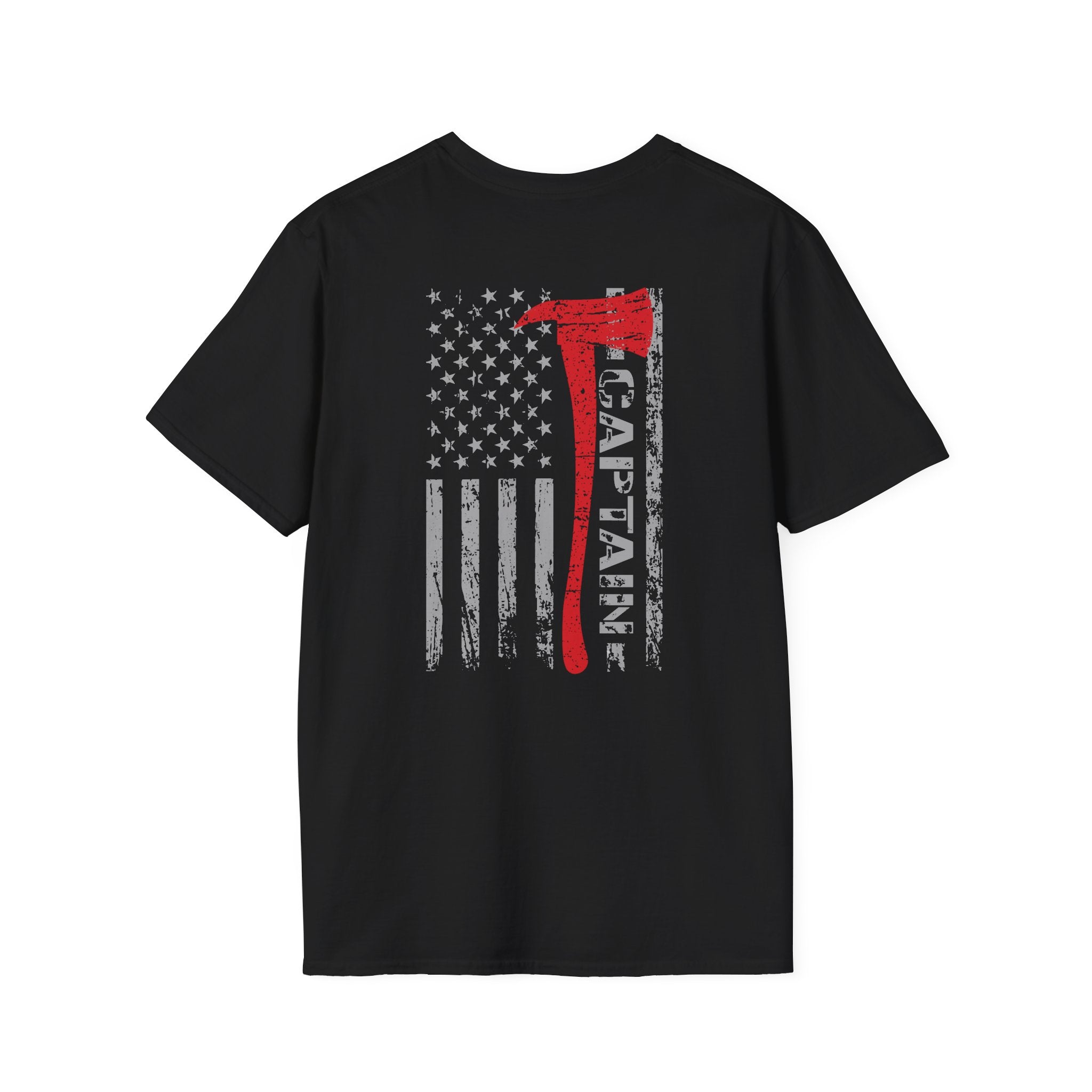 Captain US Flag - Unisex Softstyle T-Shirt