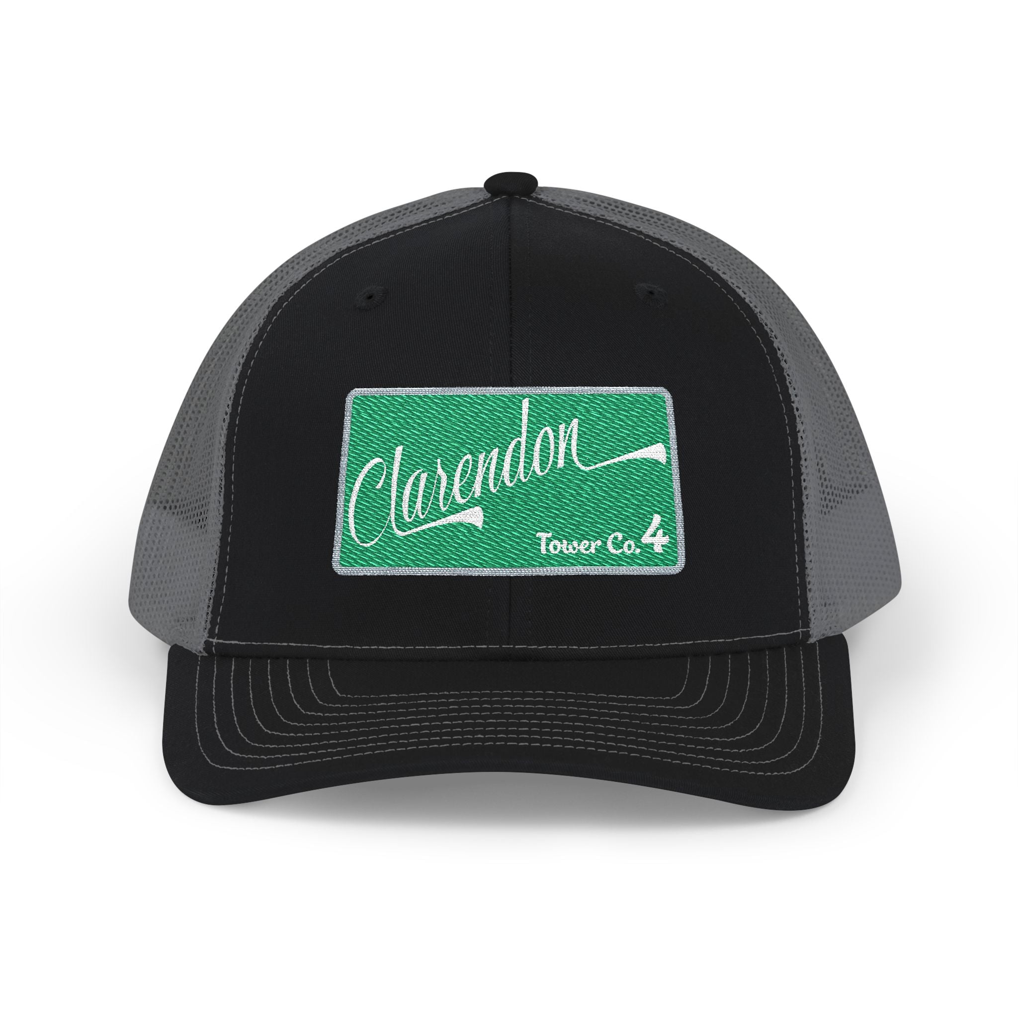 Clarendon Tower co 4 - Snapback Trucker (Richardson 112 Style Hat)