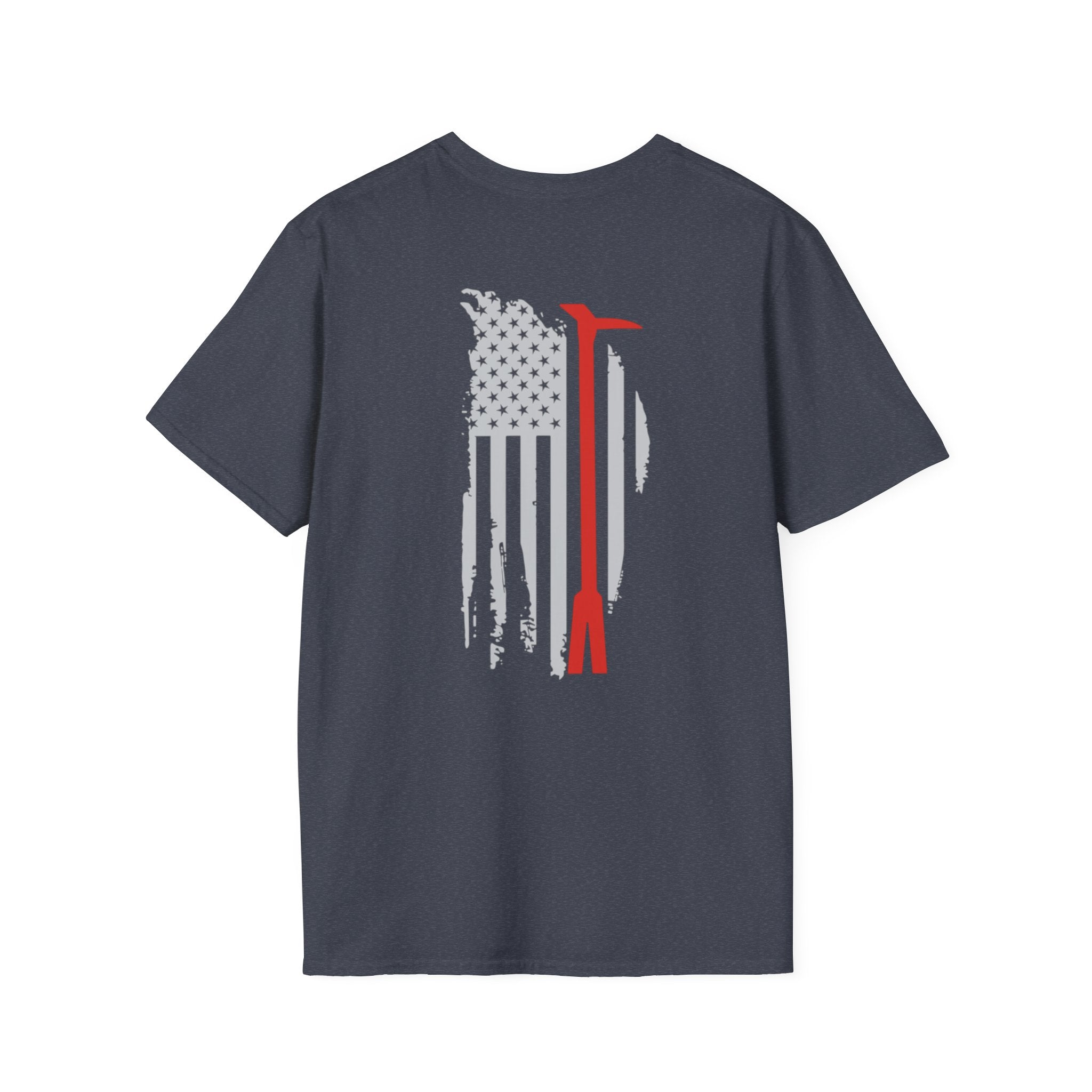 Halligan US Flag - Unisex Softstyle T-Shirt