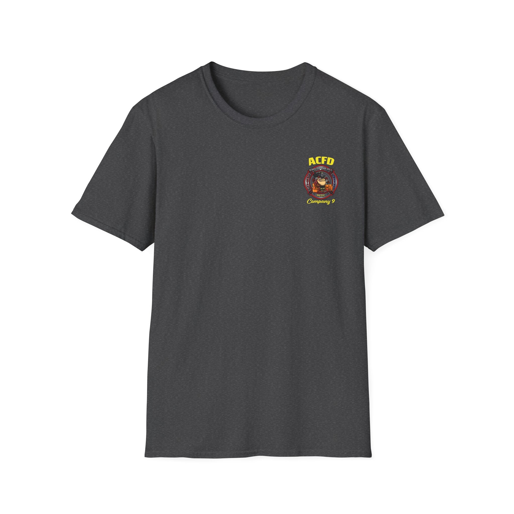 Station 9 Taz Front / Officer Engine 9 back - Gildan Soft Cotton Softstyle T-Shirt