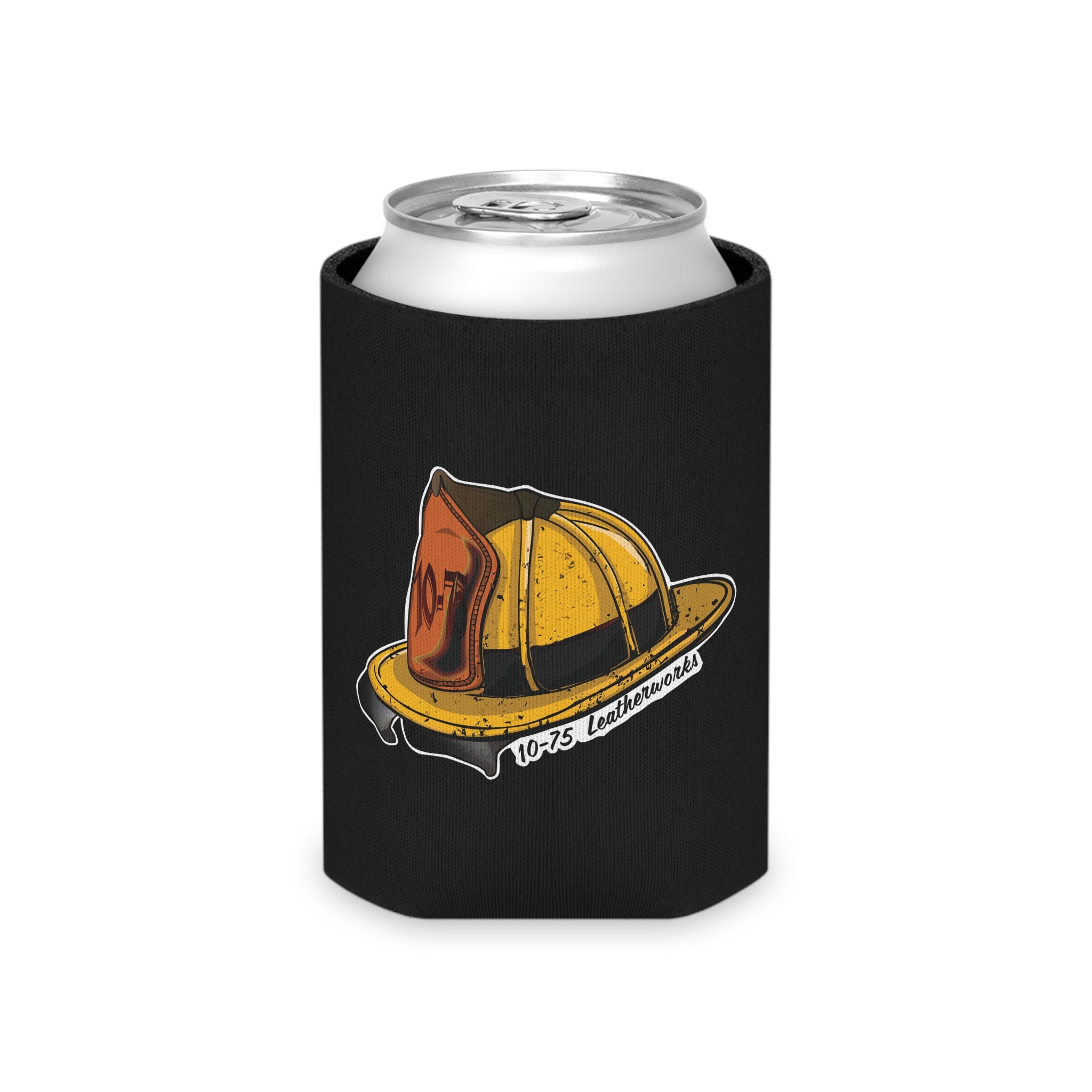 1075 Leatherworks - Black Can Cooler