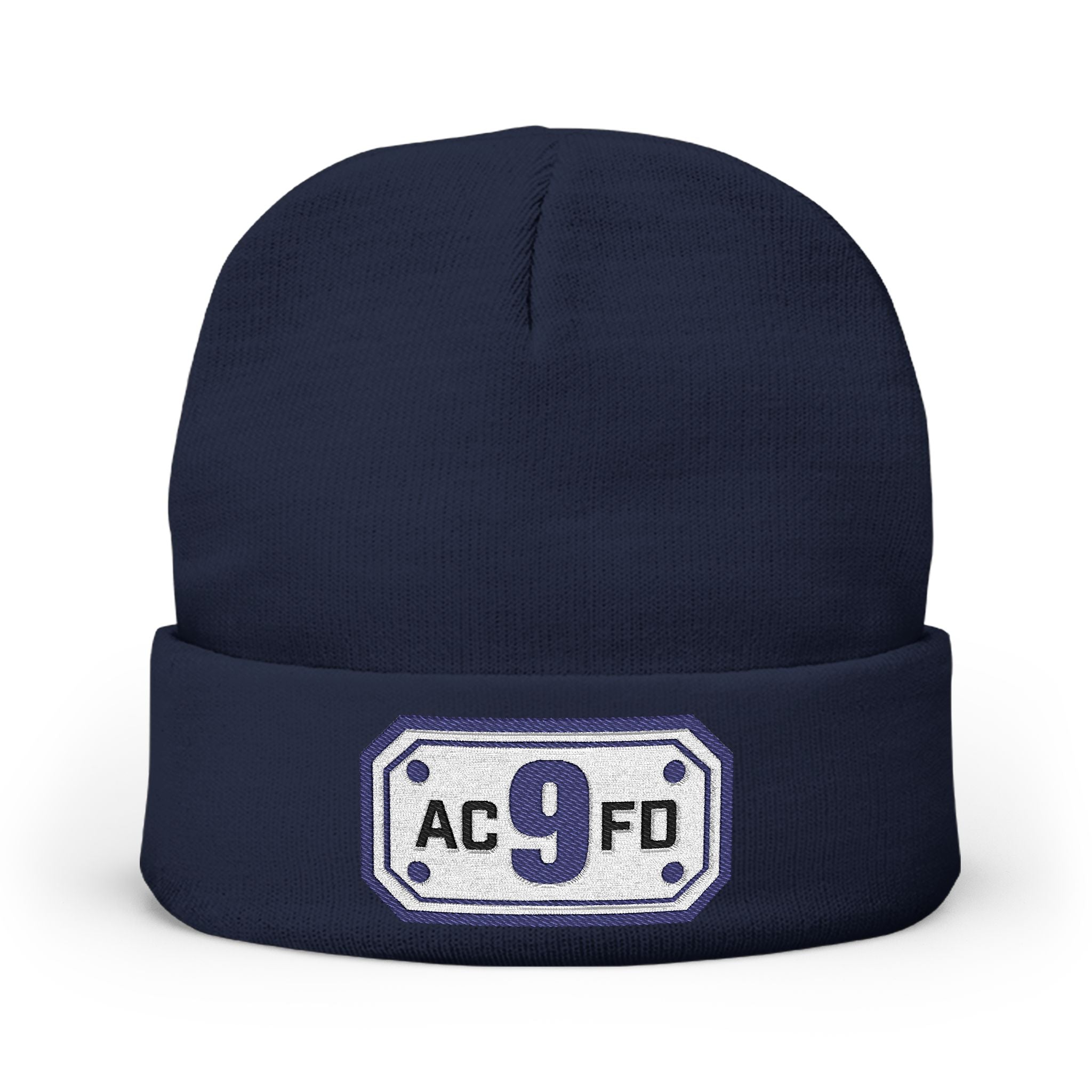Arlington Rescue 9 - Knit Beanie (Embroidery)