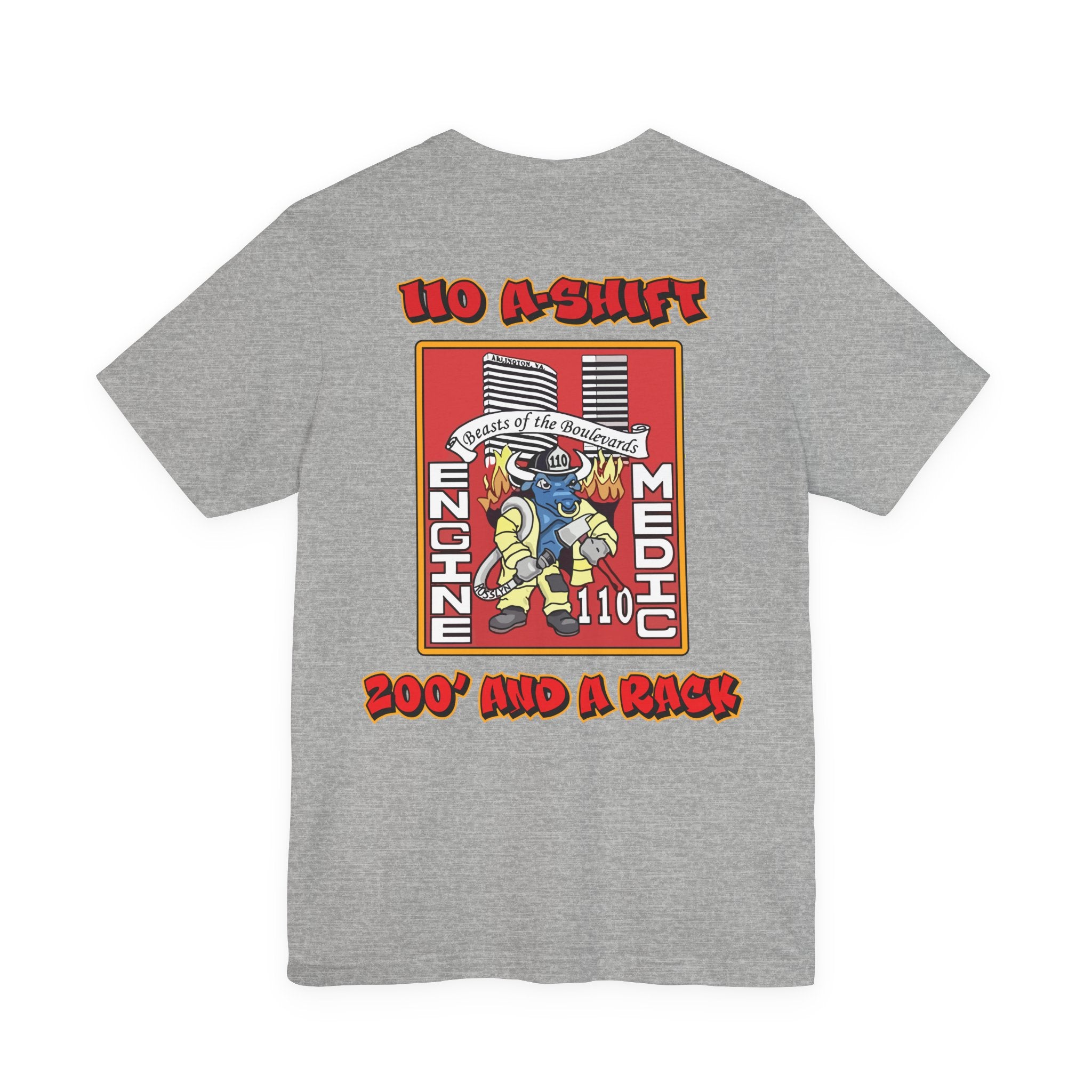 110 A-Shift Shirt Arlington - Bella+Canvas Soft Unisex Tee