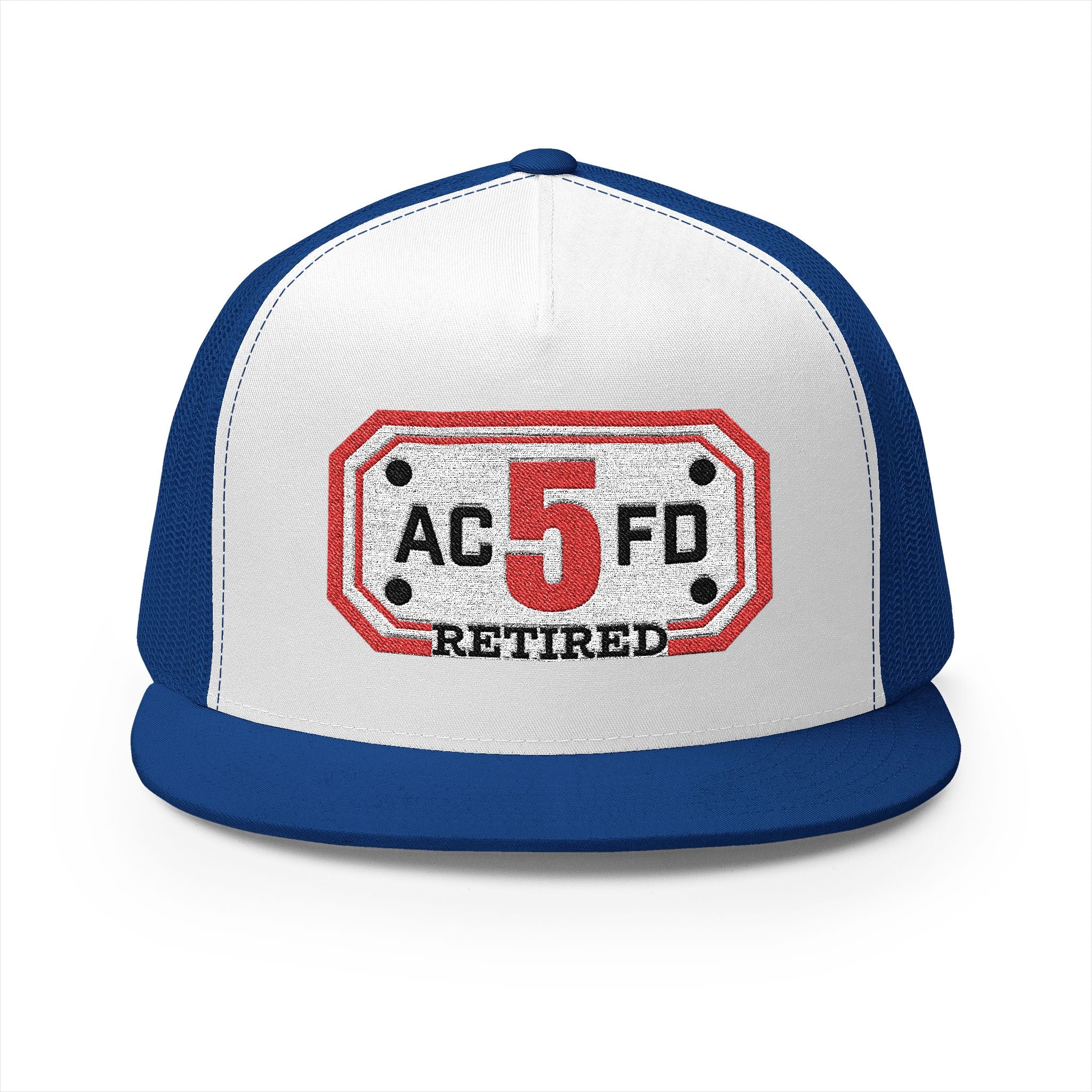 Retired Arlington Engine 5 - 5 Panel Trucker Cap (Embroidery)