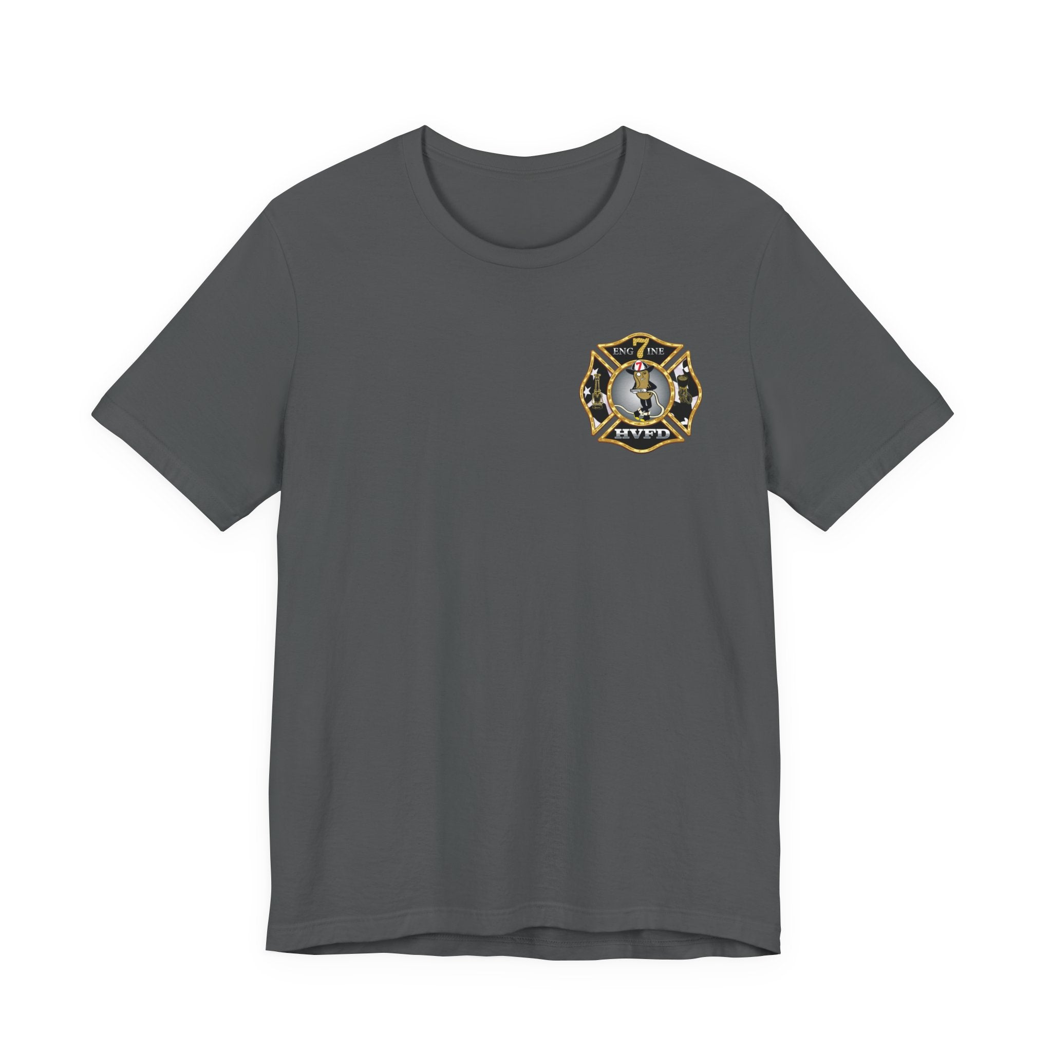Hollywood MD Vol Fire Eng7ine - Bella+Canvas Soft Unisex Tee