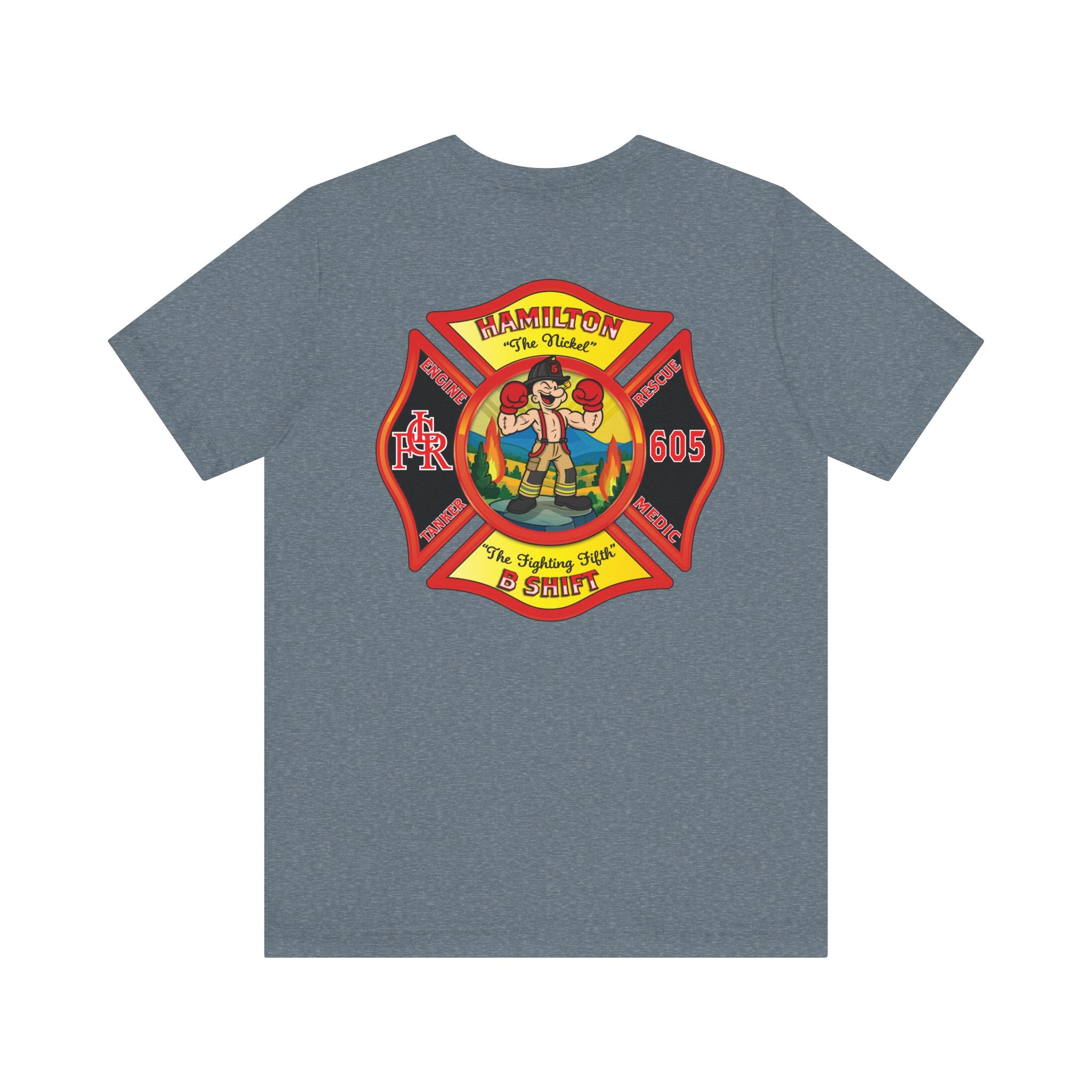 LCFR Hamilton Station 5 version 5 - Bella+Canvas Soft Unisex Tee