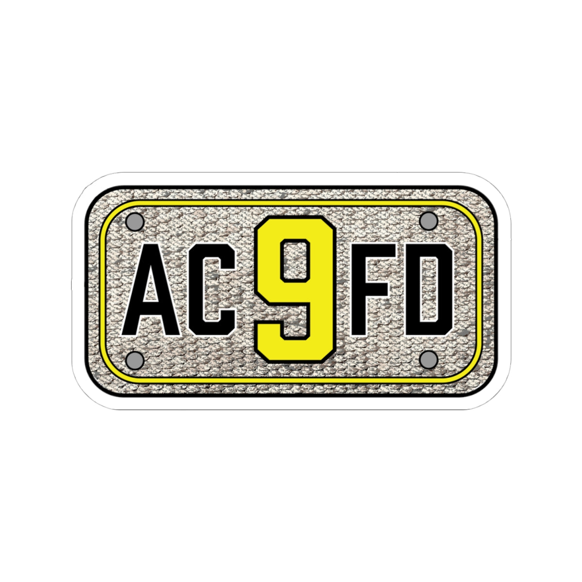 ACFD 9 Medic Hose Patch - Kiss-Cut Stickers