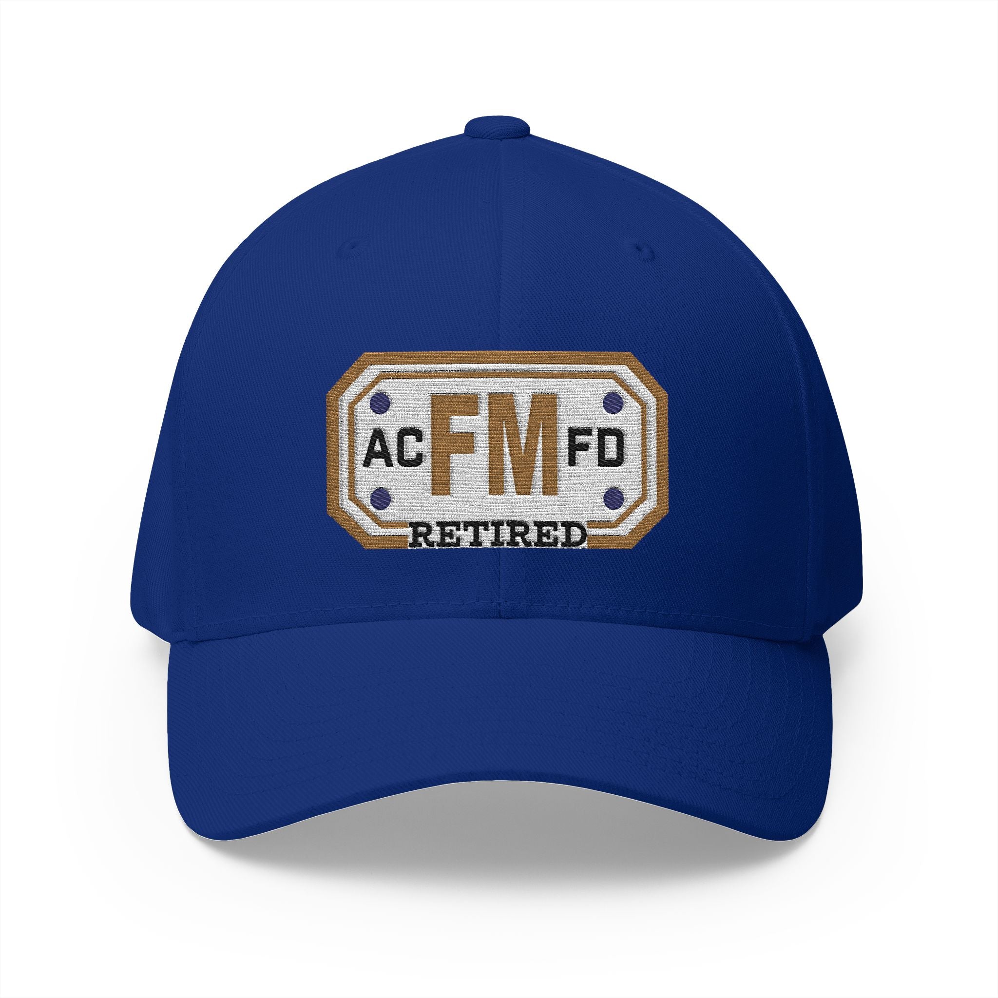 Retired Arlington Fire Marshal Gold - FLEXFIT Closed-Back Structured Cap (Embroidery)