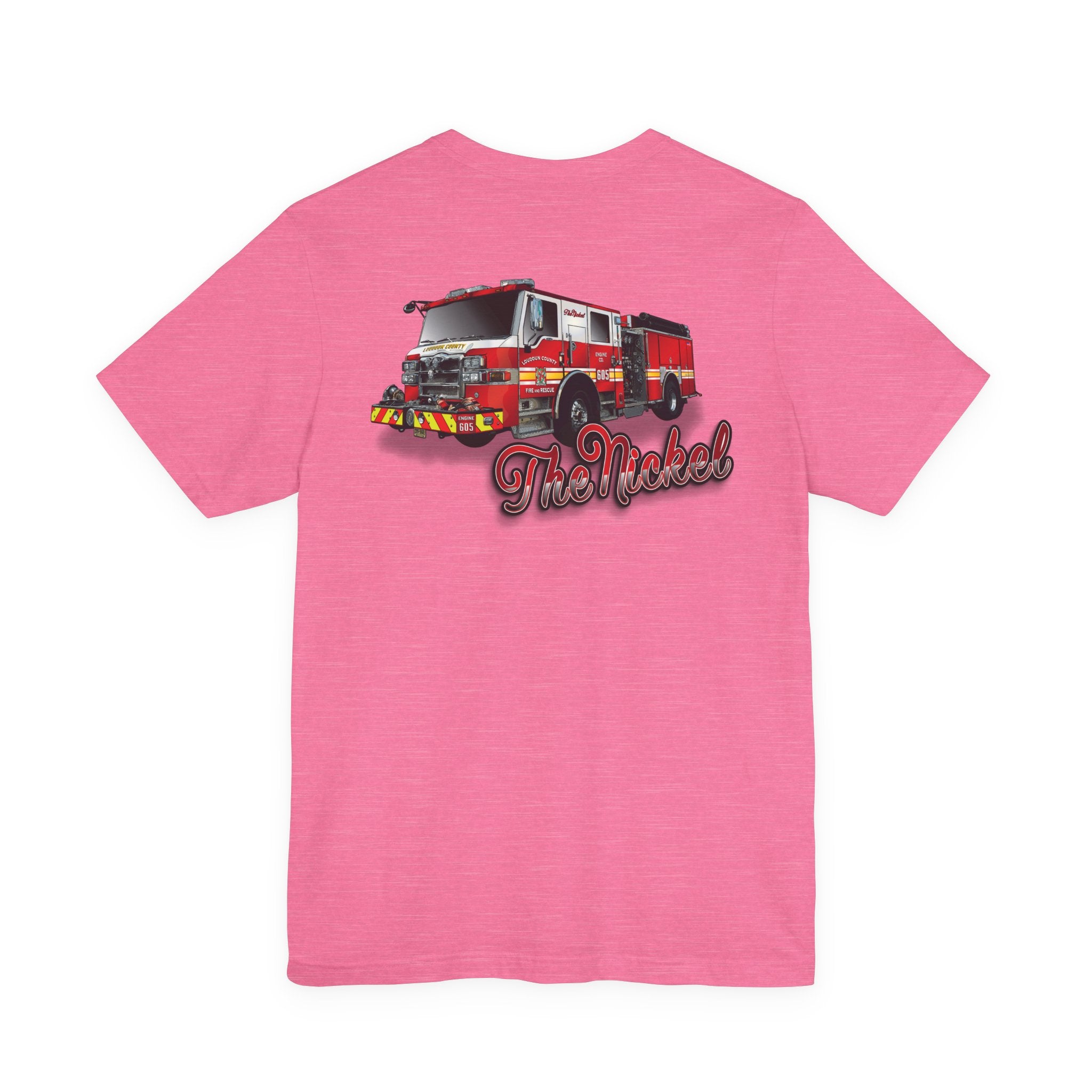 (Bigger Chest logo) LCFR Hamilton Station 5 version 4 Nickel Back- Bella+Canvas Soft Unisex Tee