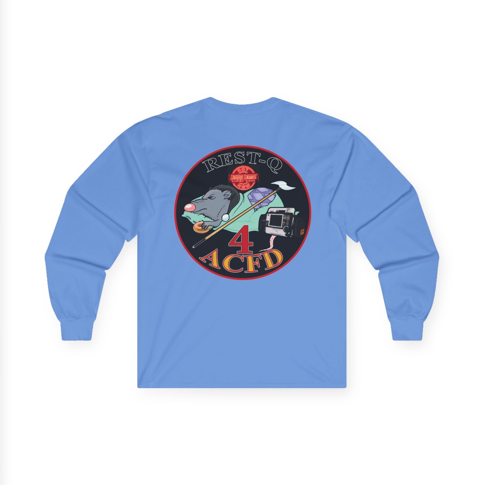 ACFD 4 Old School Rest-Q Shirt - Unisex Ultra Cotton Long Sleeve Tee