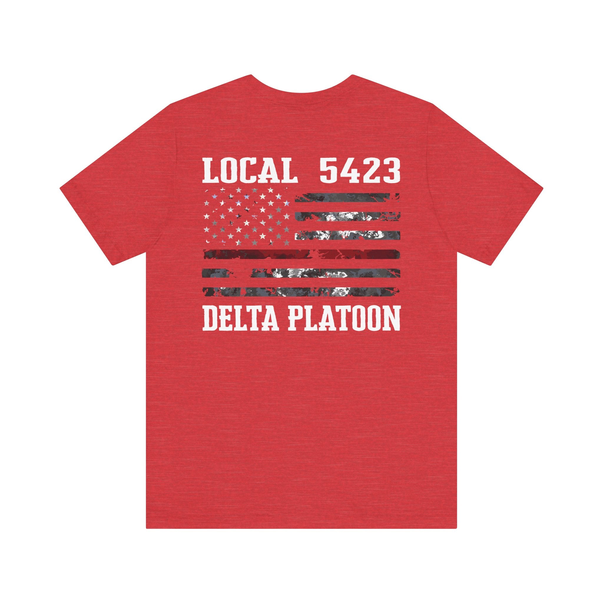 Manheim Township Local Delta Platoon Local white - Bella+Canvas Soft Unisex Tee