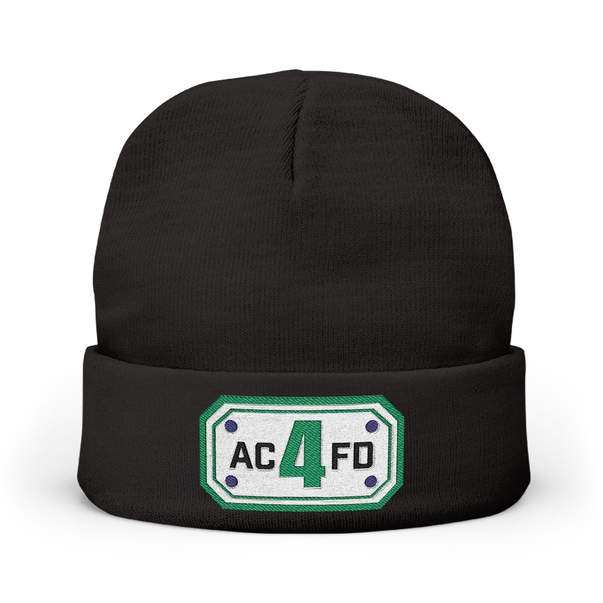 Arlington Tower 4- Knit Beanie (Embroidery)