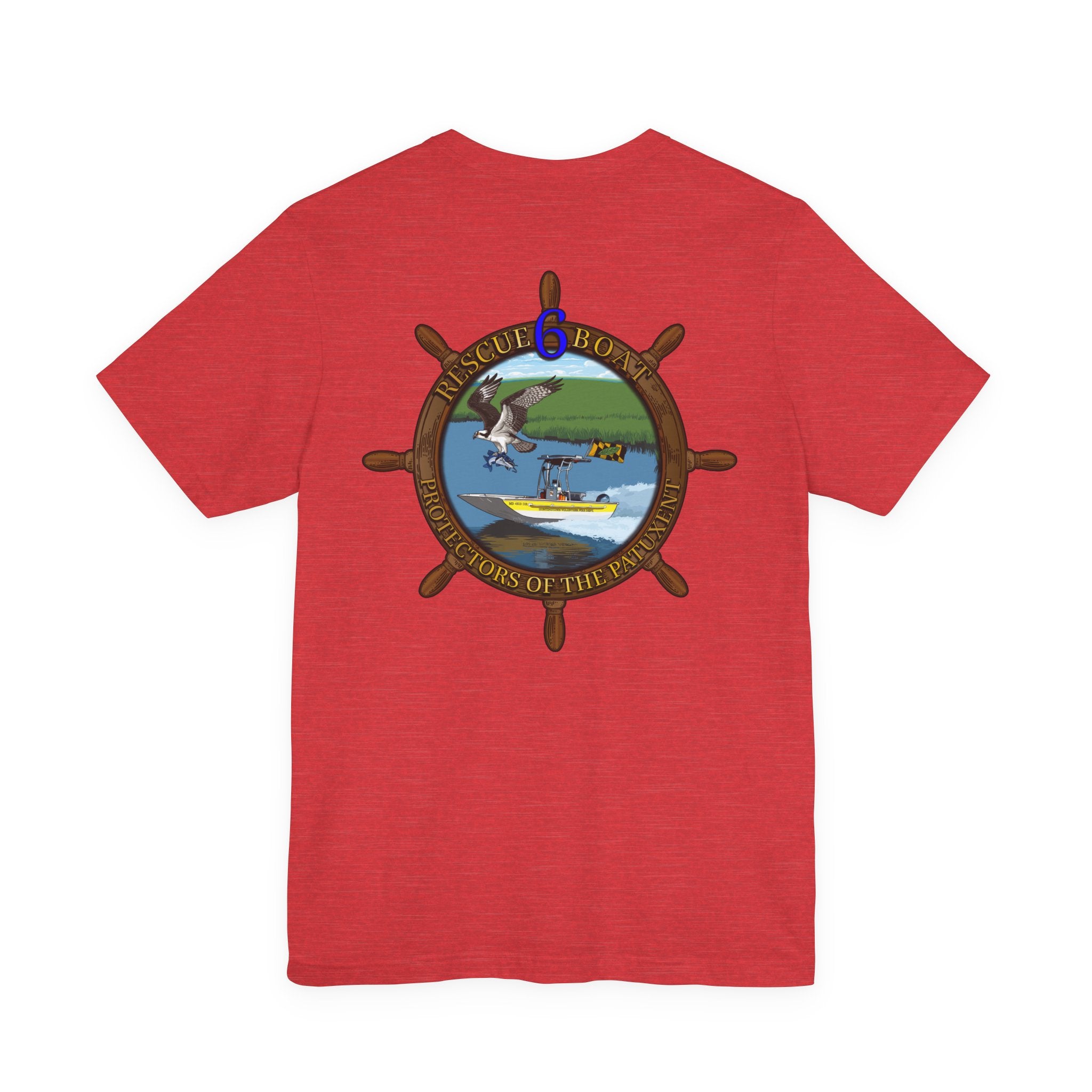 Huntingtown Vol. Fire Boat 6 - Bella+Canvas Soft Unisex Tee