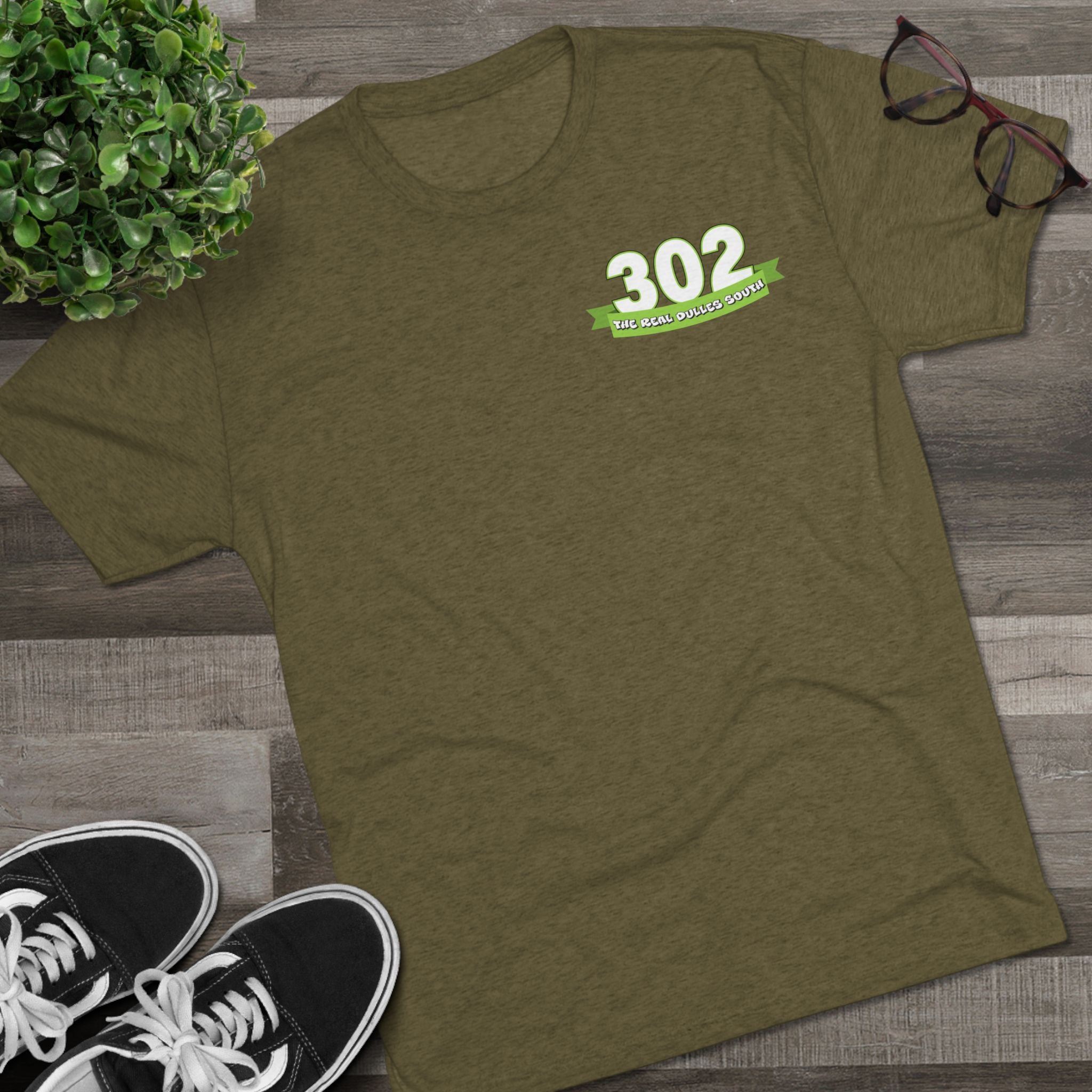 MWAA 302 Real Dulles South - NextLevel Tri-Blend Crew Tee unisex