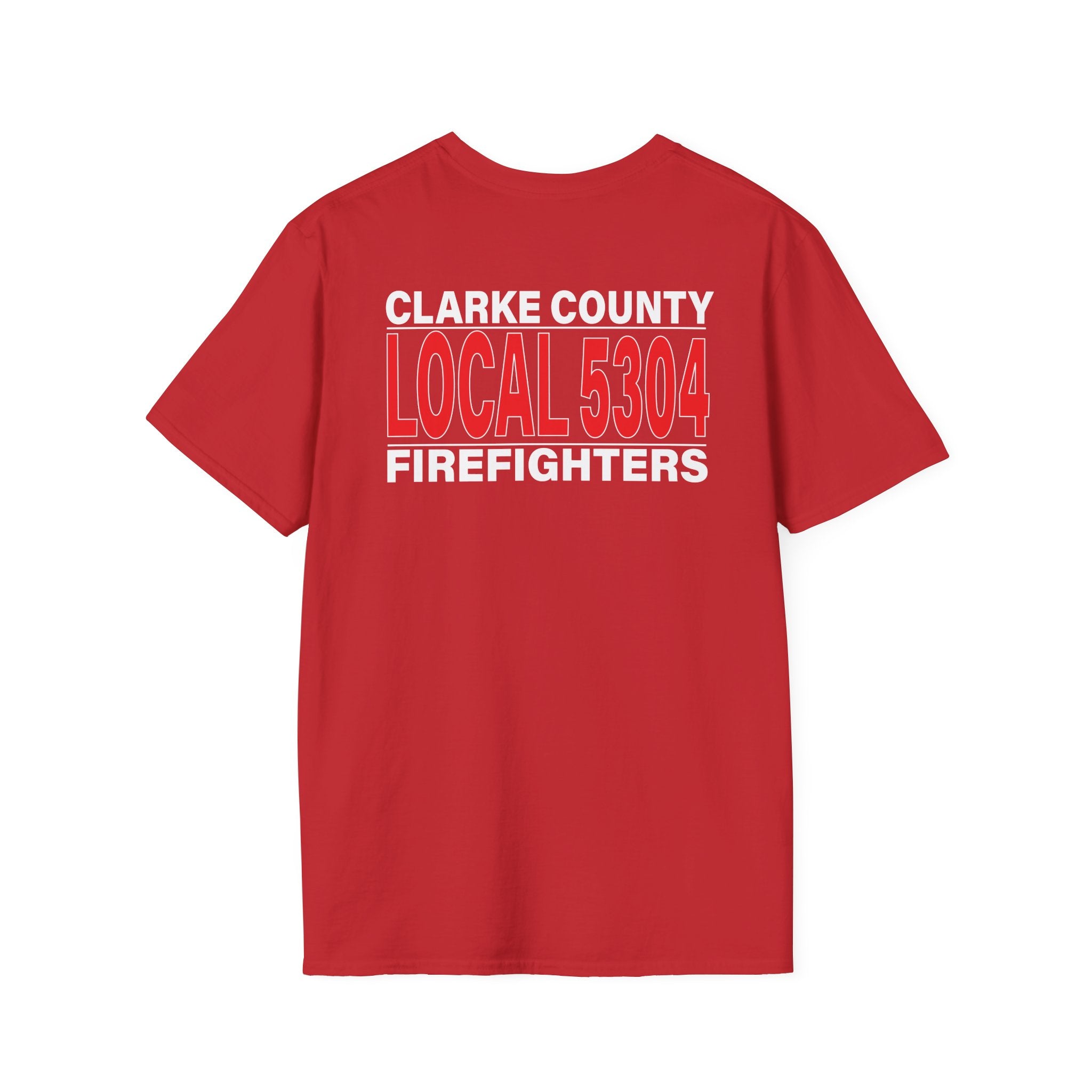 Clarke County Local 5304 version 2 (Portion of Proceeds go to Local 5304) - Gildan Soft Cotton Softstyle T-Shirt