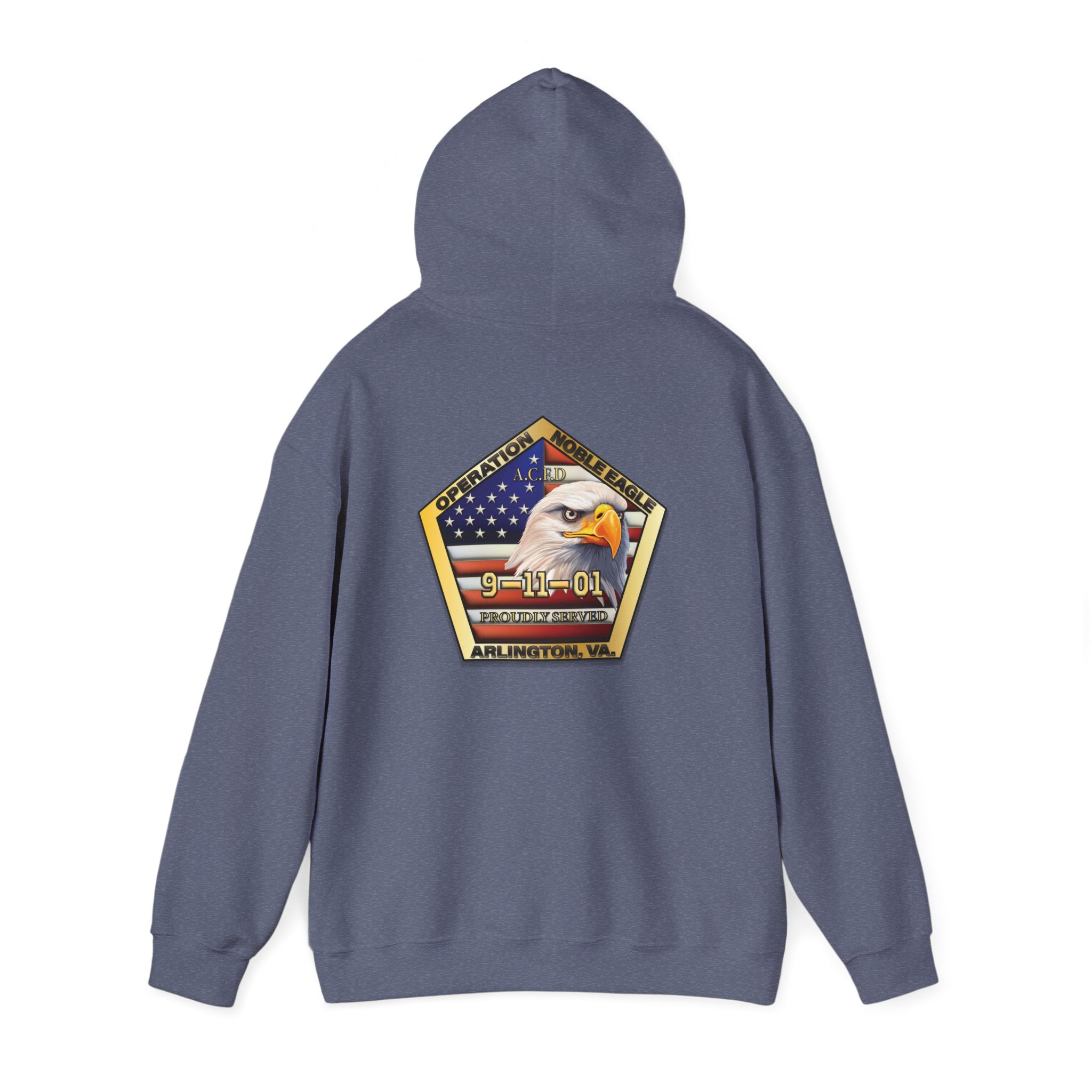 Arlington Badge/Operation Noble Eagle - Gildan Heavy Blend™ Hooded Sweatshirt Unisex -