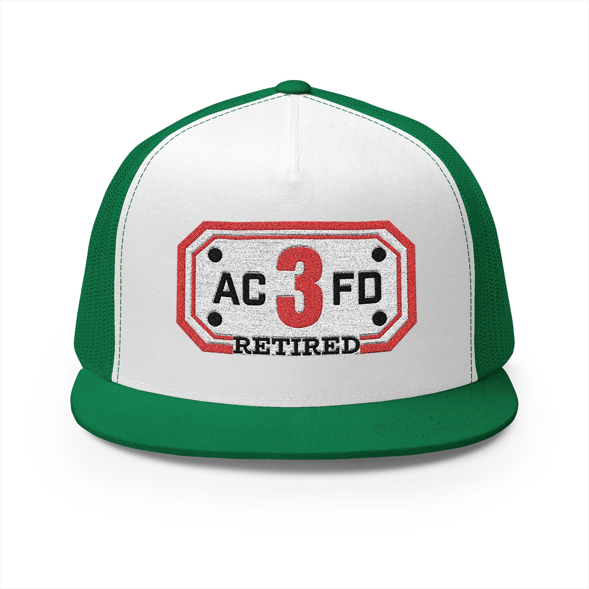 Retired Arlington Engine 3 - 5 Panel Trucker Cap (Embroidery)