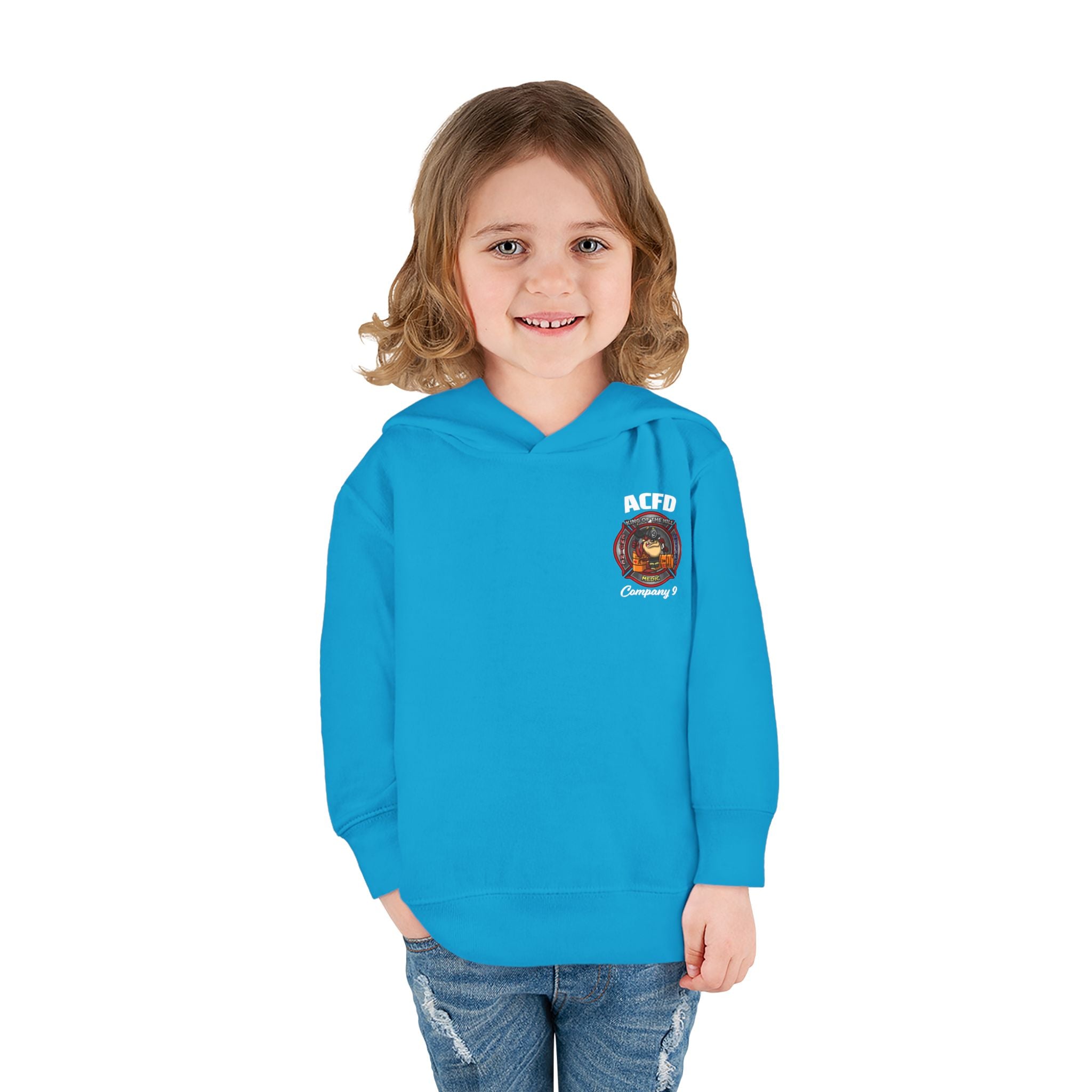 Station 9 Engine - Toddler Pullover Fleece Hoodie