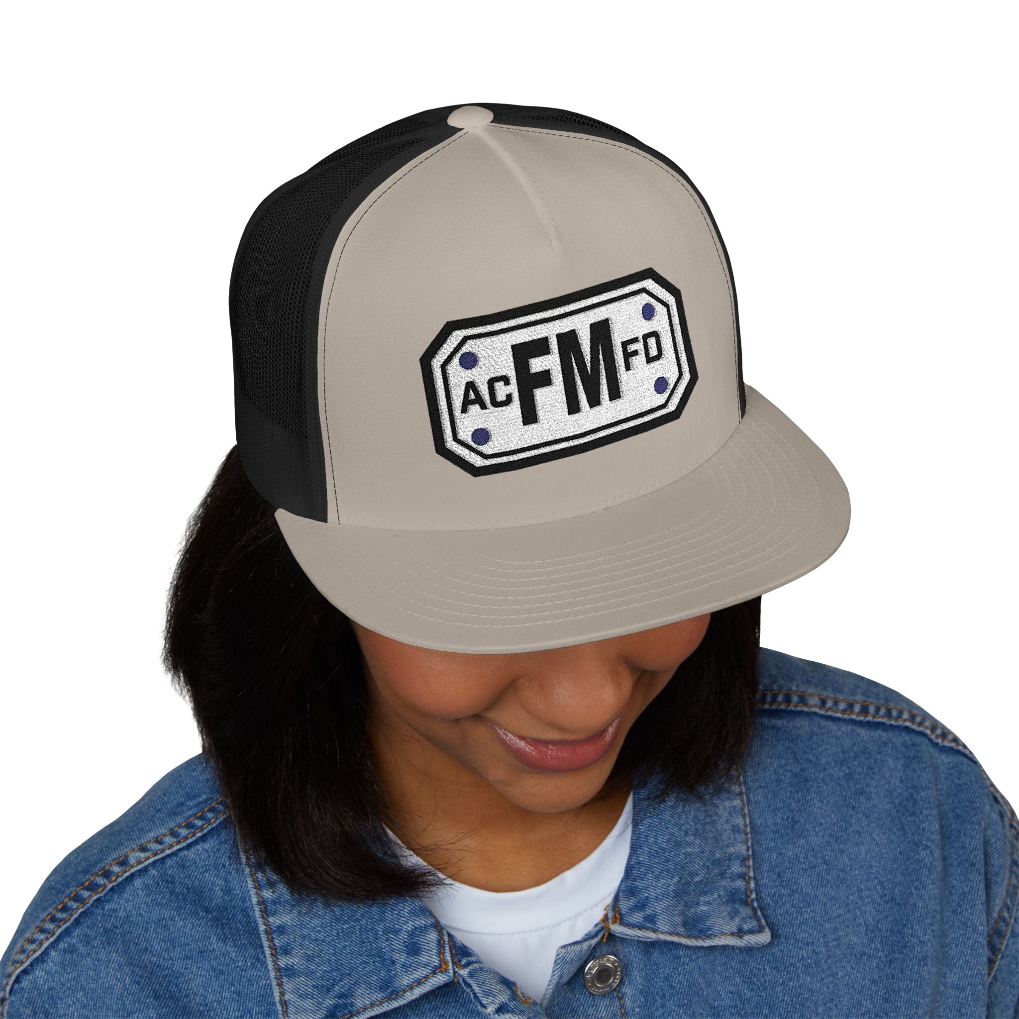 Arlington Fire Marshal - 5 Panel Trucker Cap (Embroidery)