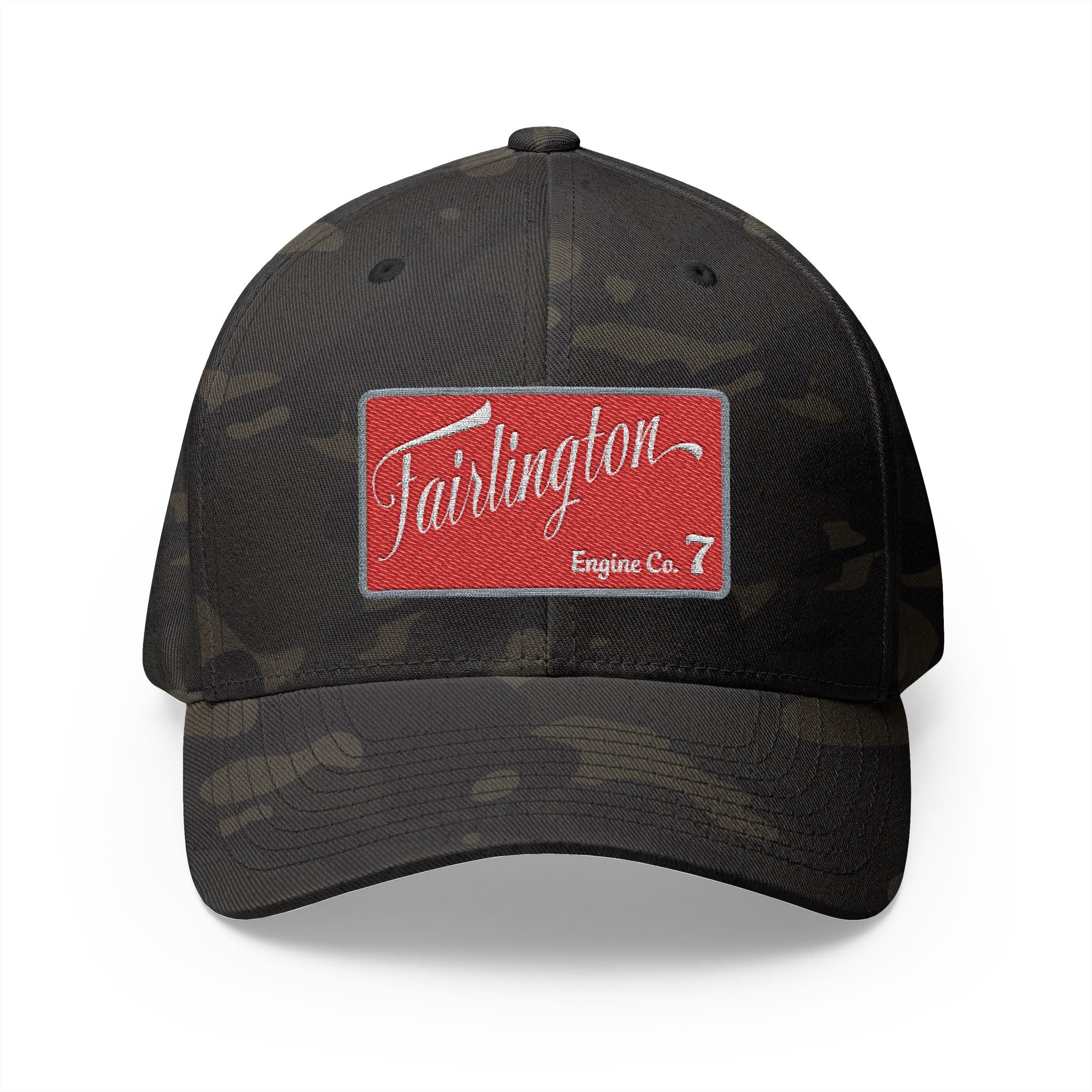 Arlington Fairlington Engine 7 - FLEXFIT Closed-Back Structured Cap (Embroidery)