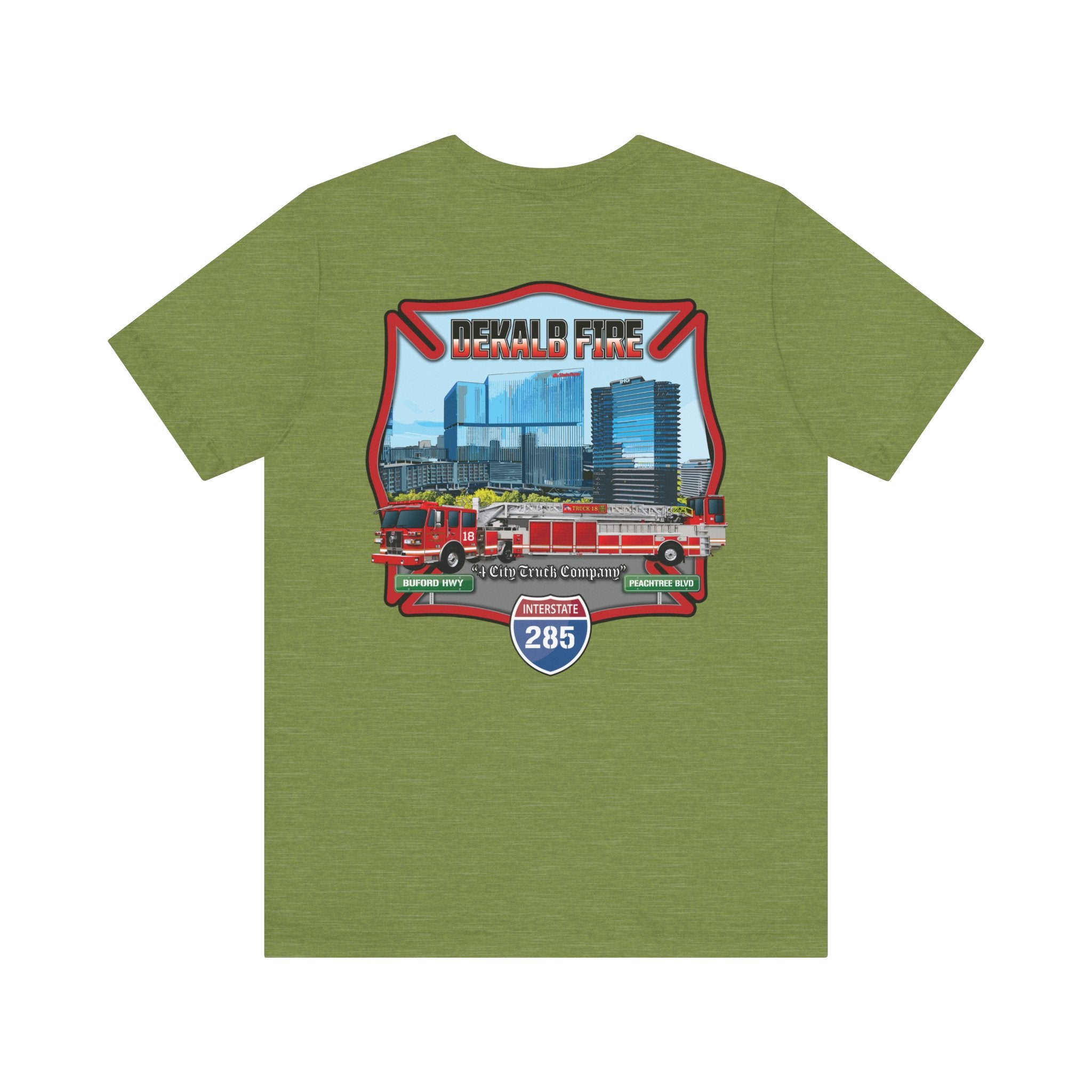 Dekalb County Fire Tiller 18 - Bella+Canvas Soft Unisex Tee
