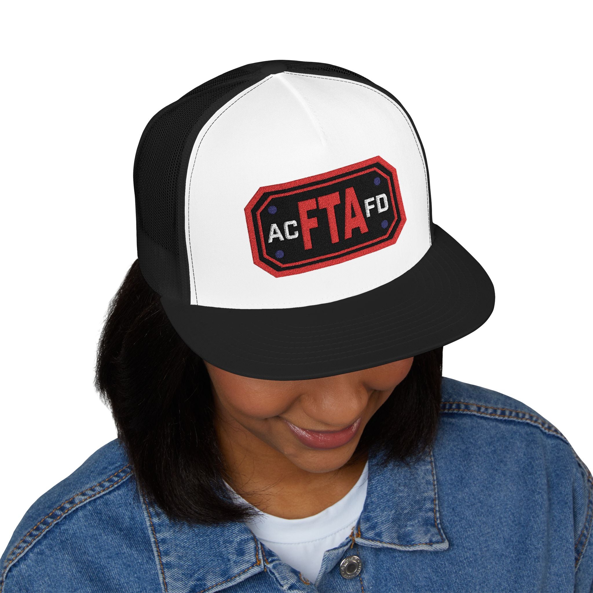 Arlington FTA (Fire Training Academy) - 5 Panel Trucker Cap (Embroidery)